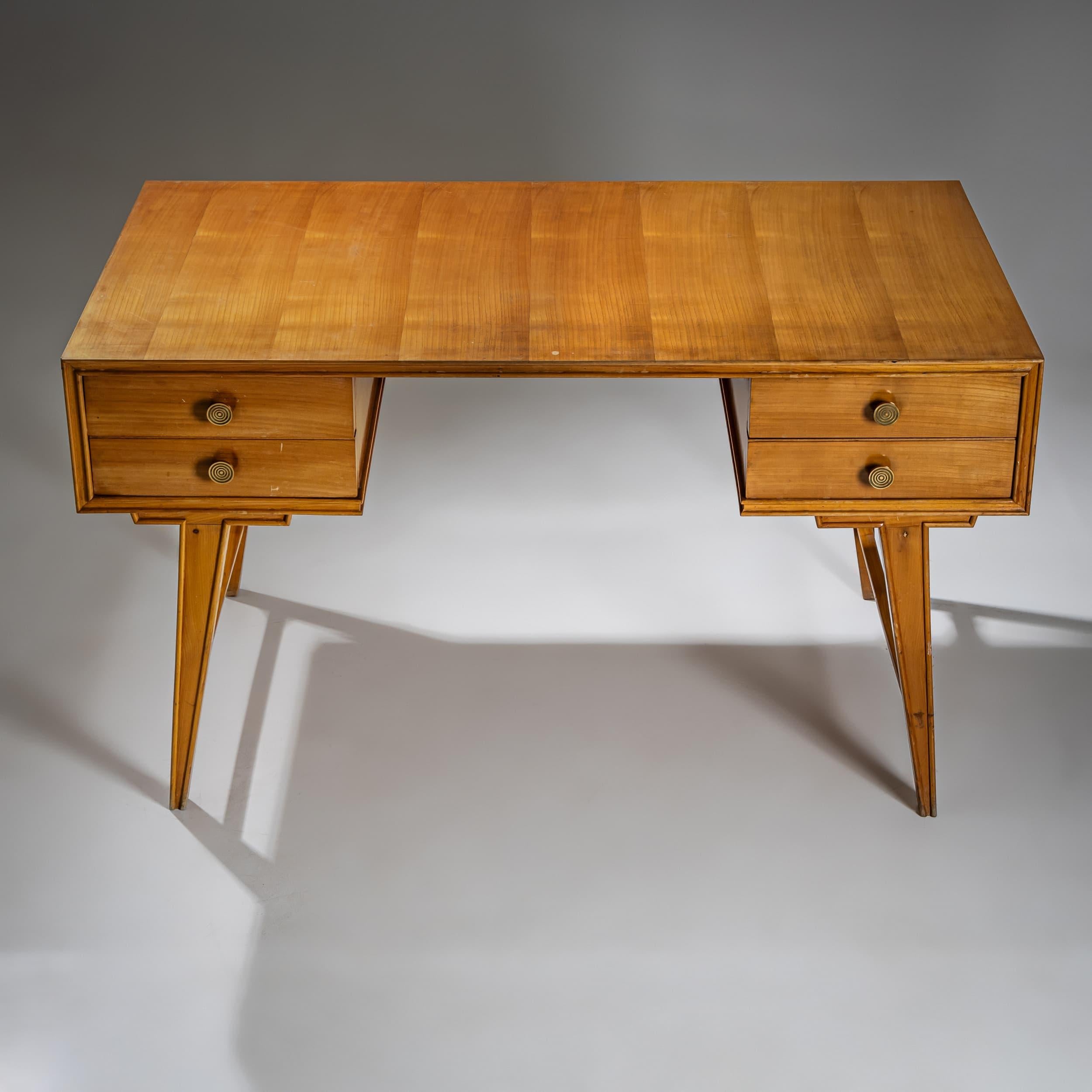 Mid-Century Desk, 1950s/60s In Good Condition For Sale In Greding, DE