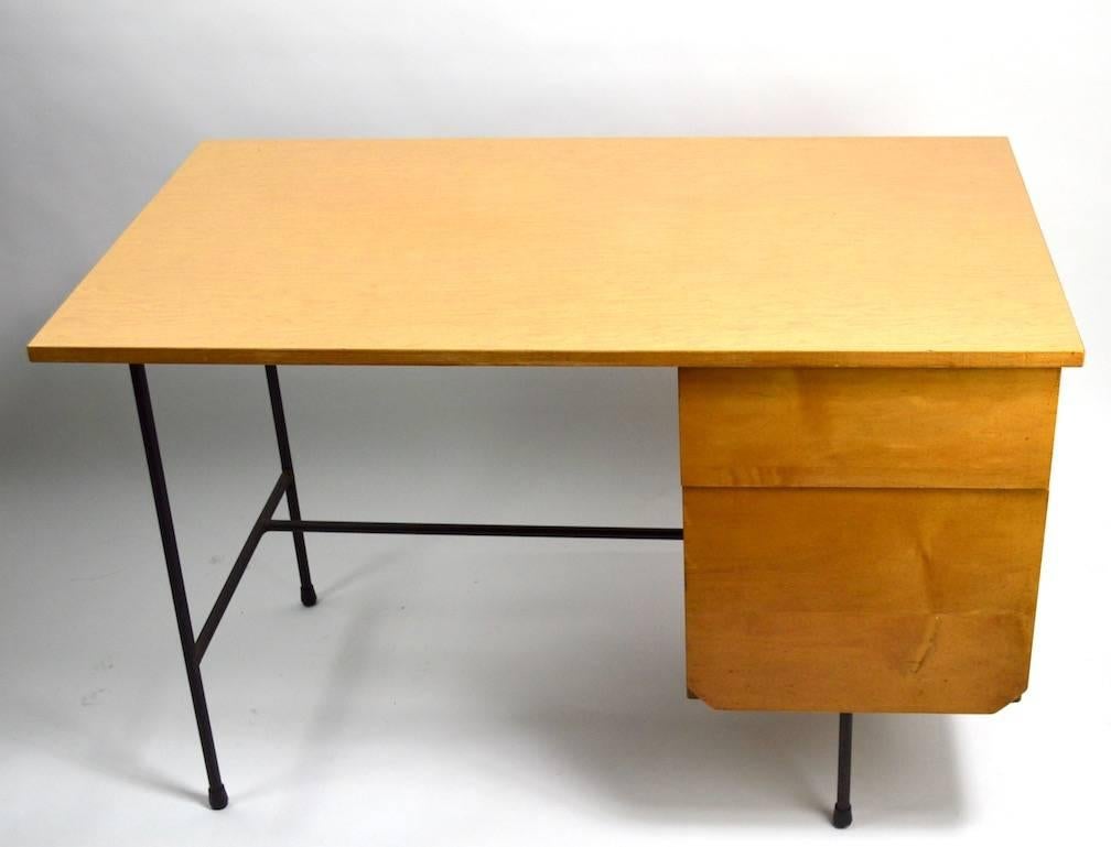 American Mid Century Desk and Chair Attributed to Pascoe