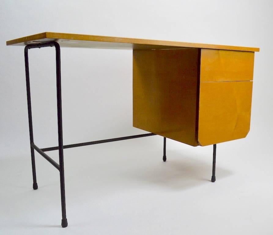 20th Century Mid Century Desk and Chair Attributed to Pascoe