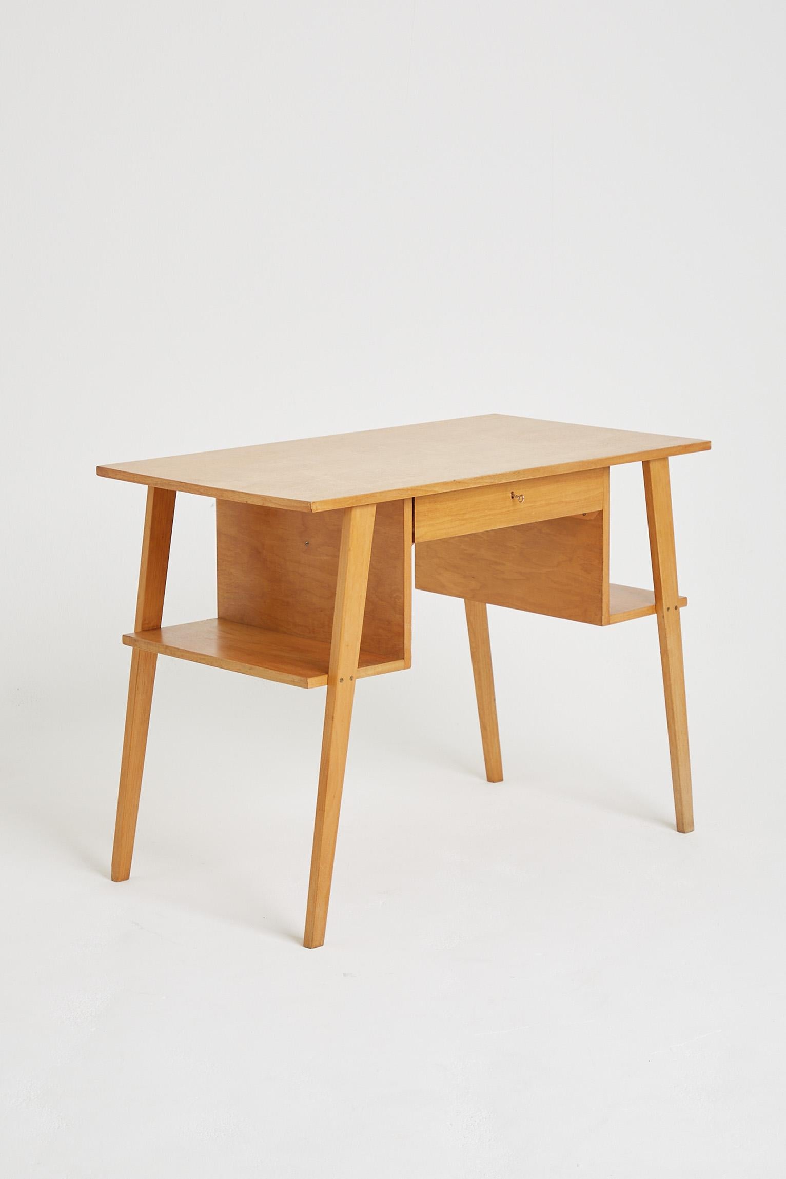 Veneer Mid Century Desk by Cees Braakman