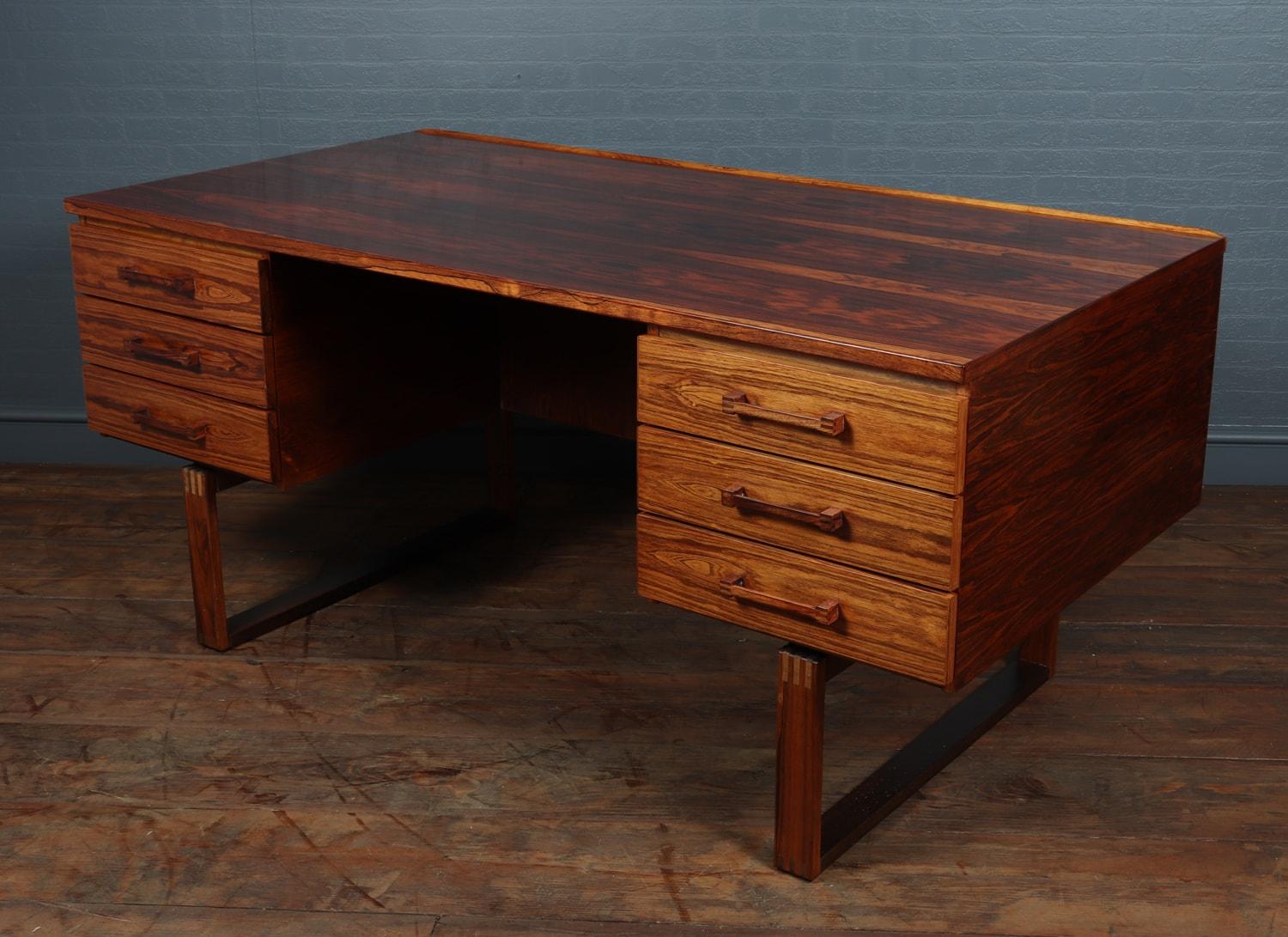 Midcentury Desk by Henning Jensen For Sale 3