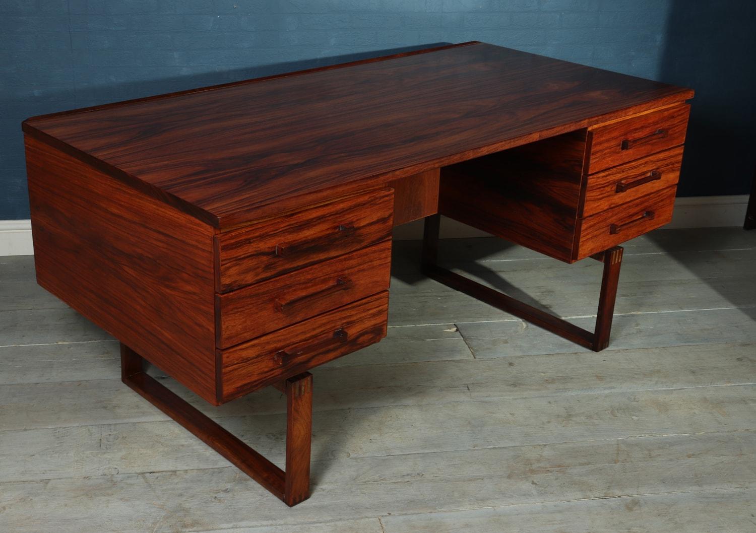 Wood Midcentury Desk by Henning Jensen