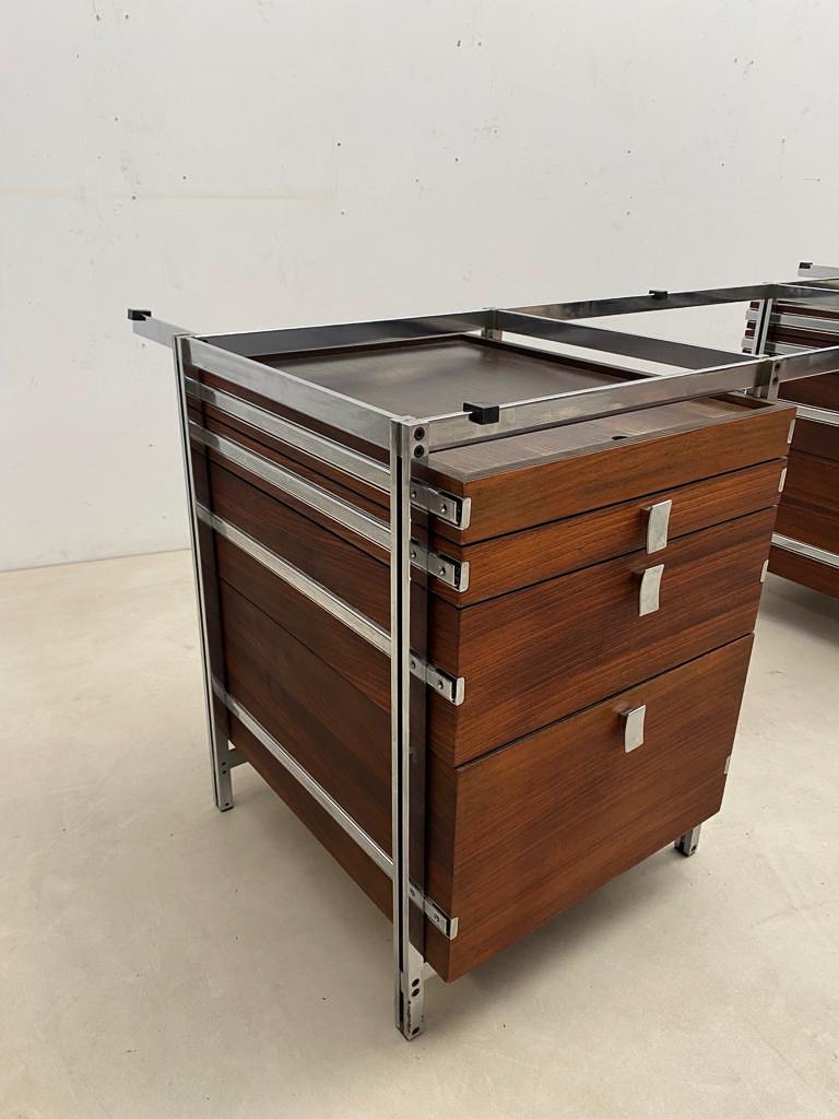 Mid-Century Desk by Jules Wabbes for Mobilier Universel, Belgium 1960s 5