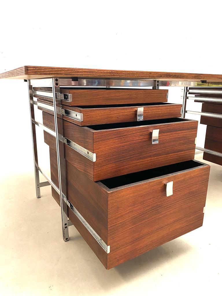 Mid-Century Desk by Jules Wabbes for Mobilier Universel, Belgium 1960s 3