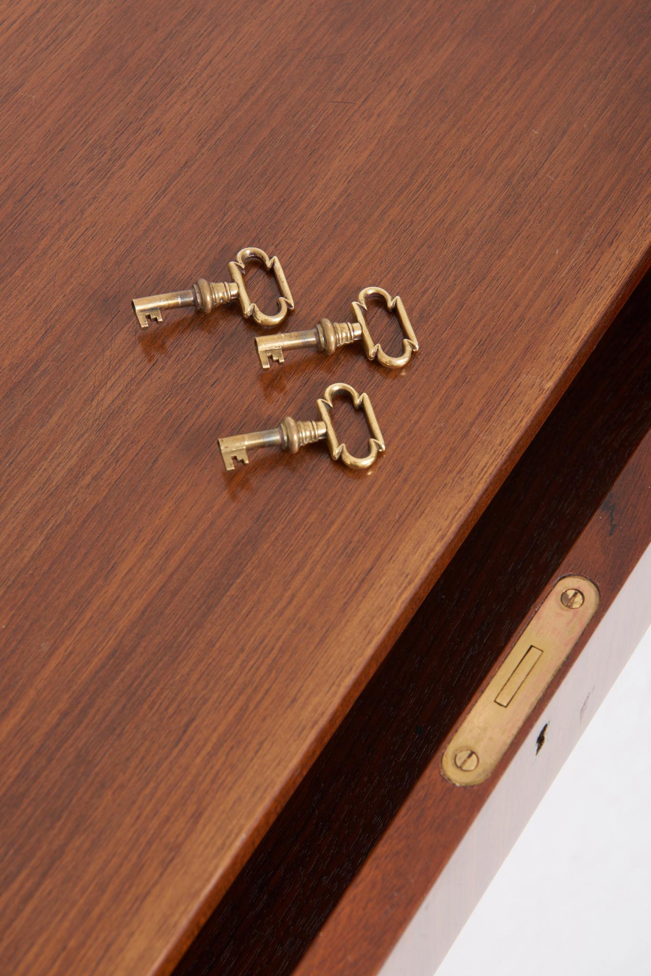 Mahogany Mid-Century Desk by Paul Boman