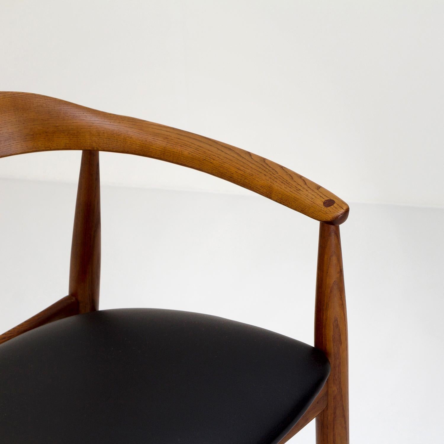 Mid-Century Desk Chair by Illum Wikkelsø, Denmark, 1950s For Sale 4