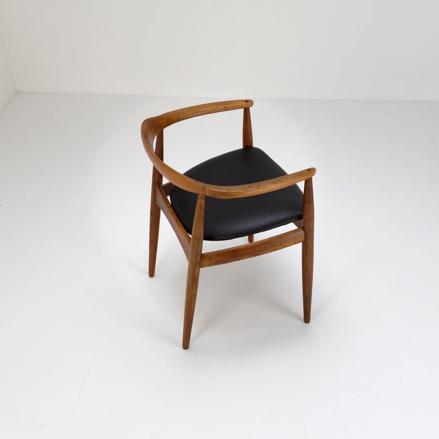 Mid-Century Desk Chair by Illum Wikkelsø, Denmark, 1950s For Sale 1