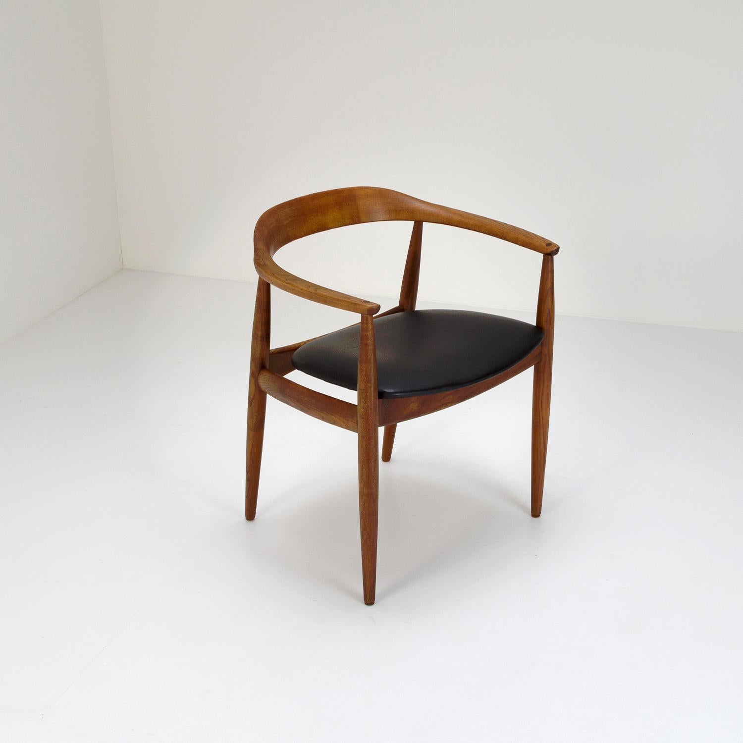 Mid-Century Desk Chair by Illum Wikkelsø, Denmark, 1950s For Sale 2