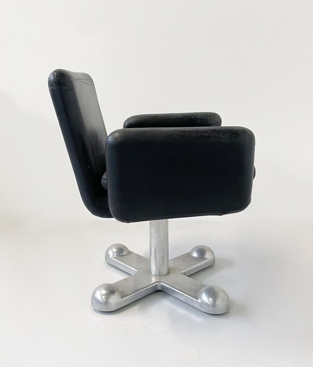Mid-Century Desk Chair by Perry King & Santiago Miranda for Planula, Italy In Good Condition For Sale In Brussels, BE