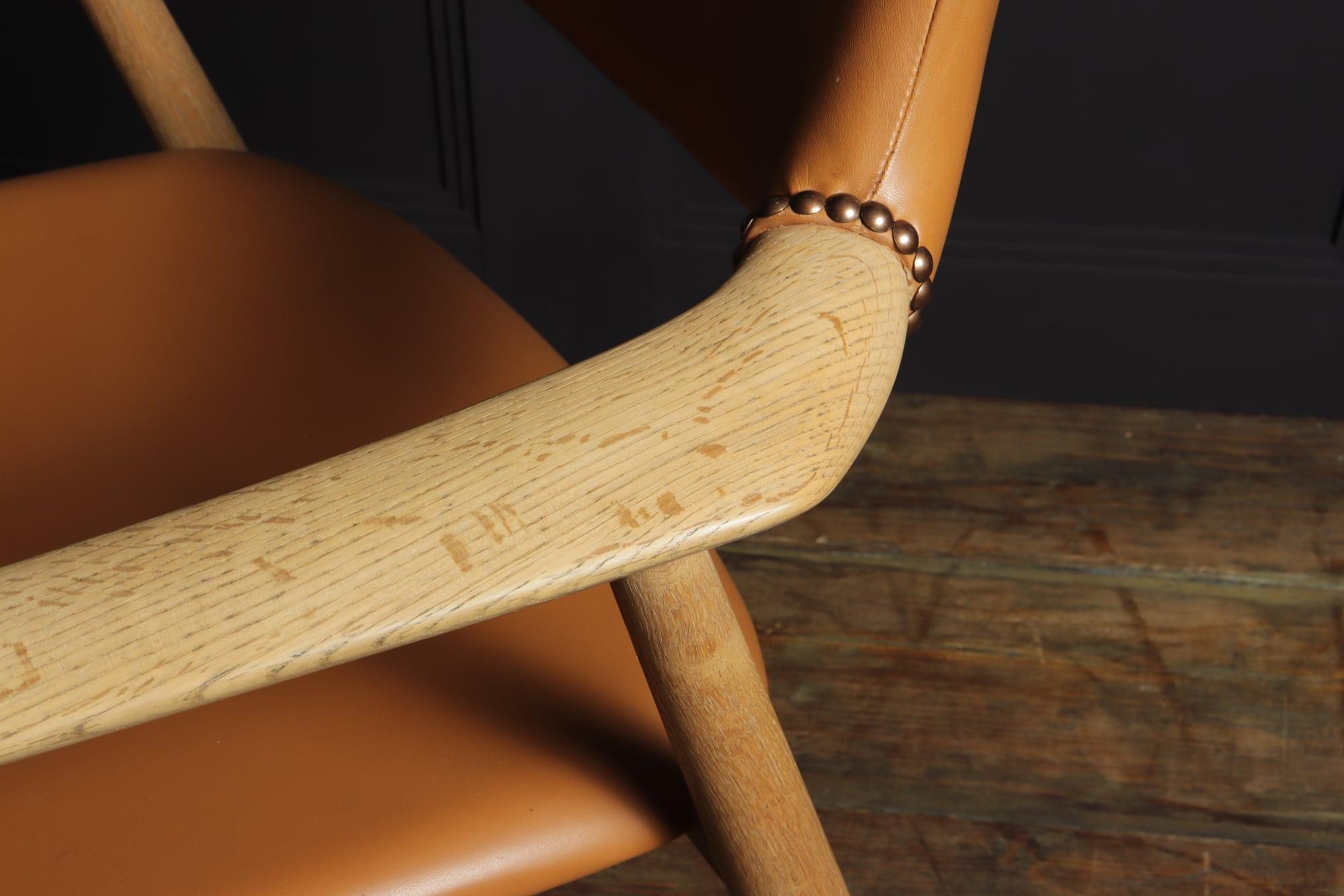 Mid Century Desk Chair in Oak by Erik Kirkegaard 2