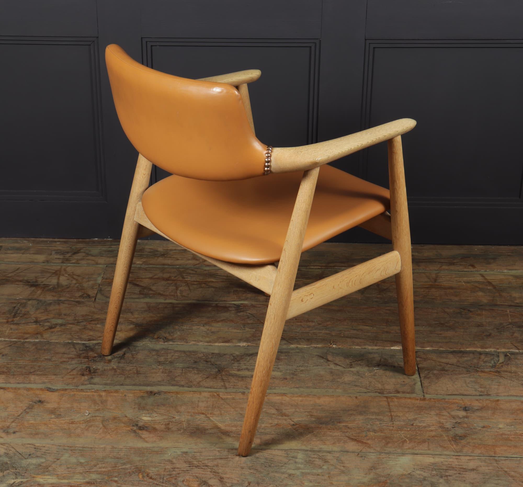 Danish Mid Century Desk Chair in Oak by Erik Kirkegaard