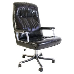 Mid Century Desk Chair P125 by Osvaldo Borsani for Tecno Italy