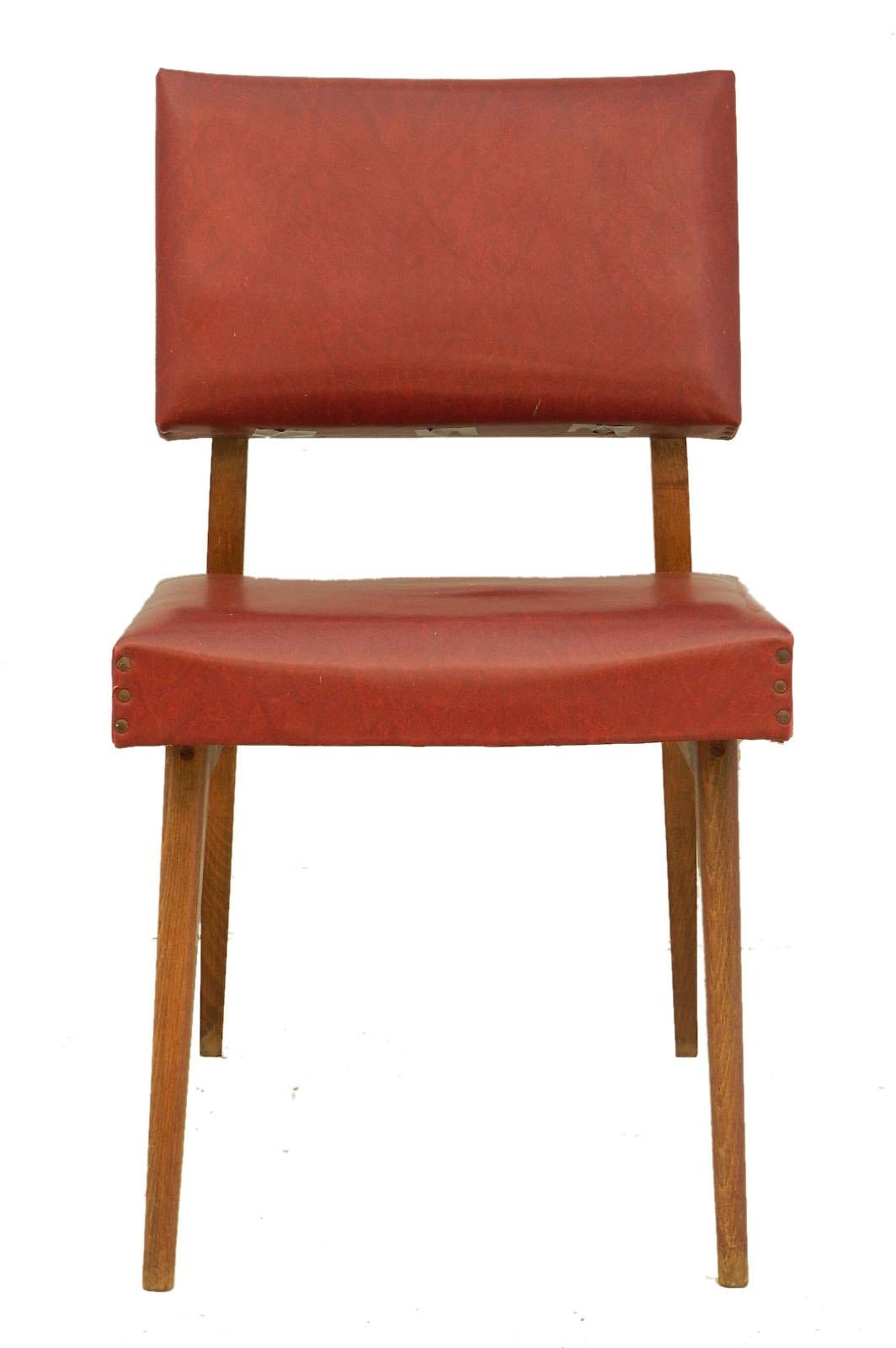 Mid-Century Modern Mid century Desk Chair Teak Includes Recovering