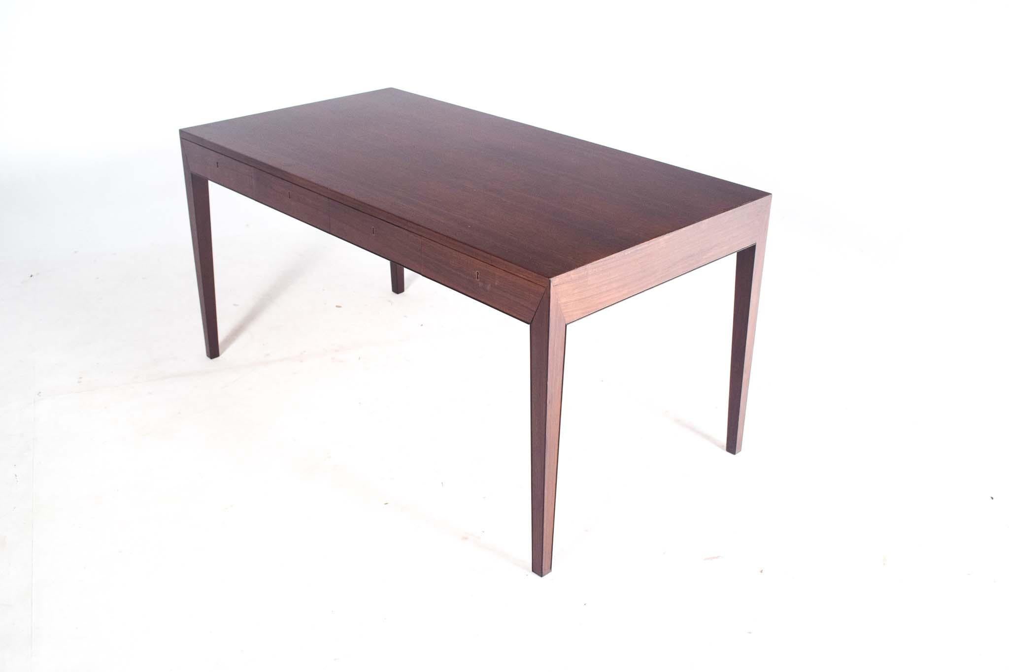 Mid-Century Modern Mid Century Desk Designed by Severin Hansen for Haslev For Sale