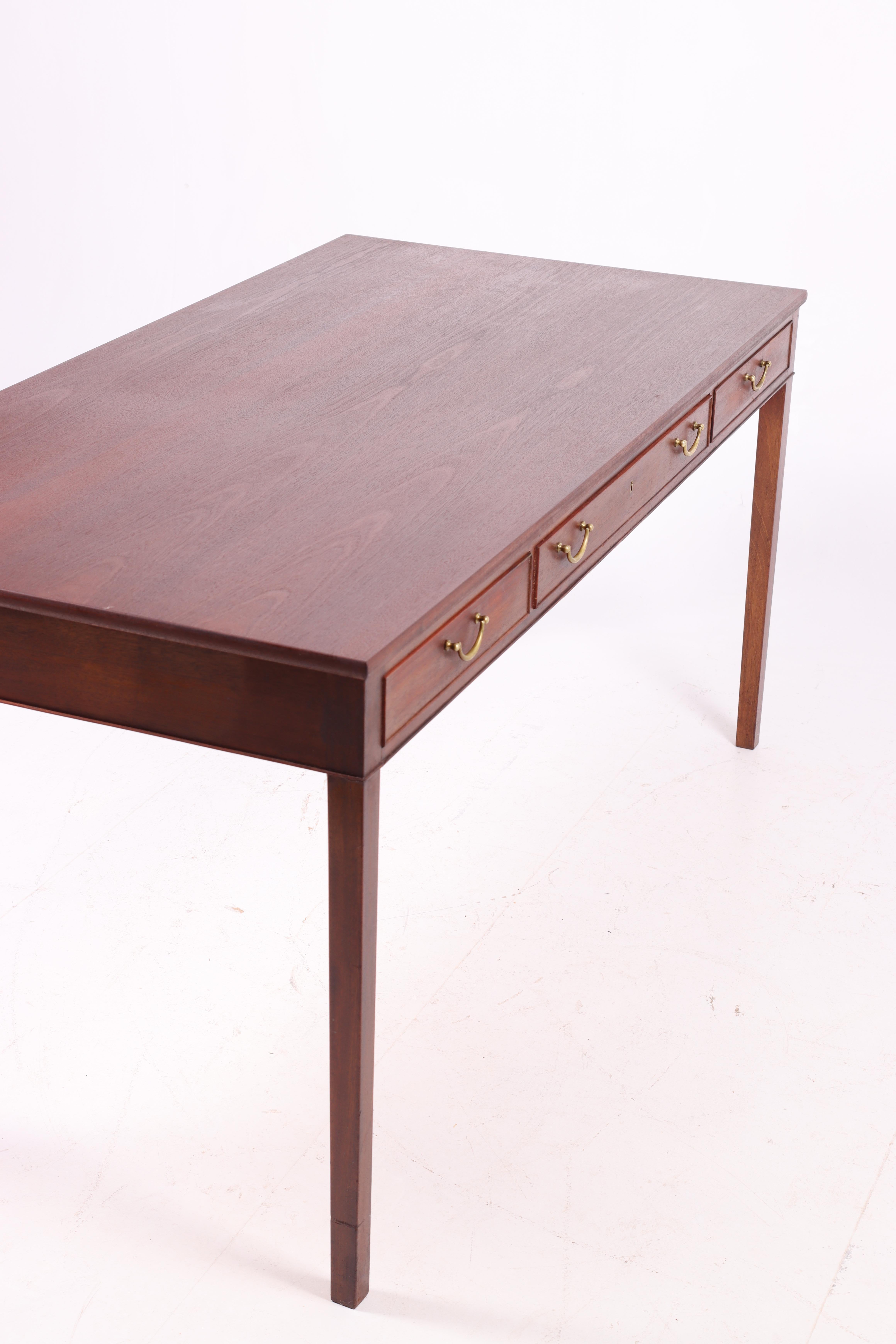 Mid-Century Desk in Mahogany Designed by Ole Wanscher, 1950s 2