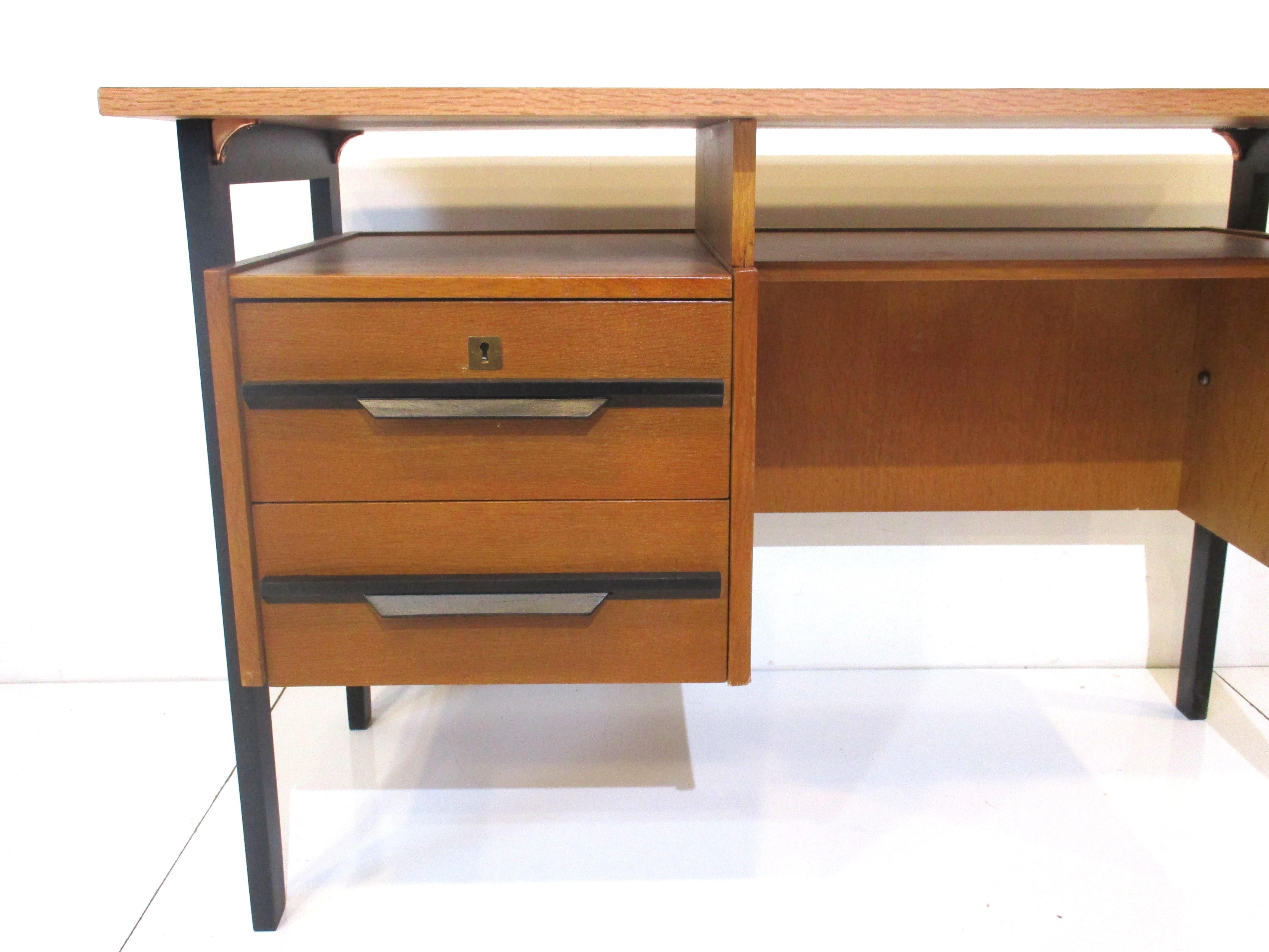 Mid Century Desk in the style of Hans Wegner Denmark  For Sale 1