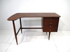 Arne Vodder styled Mid Century Desk with Allan Gould Chair