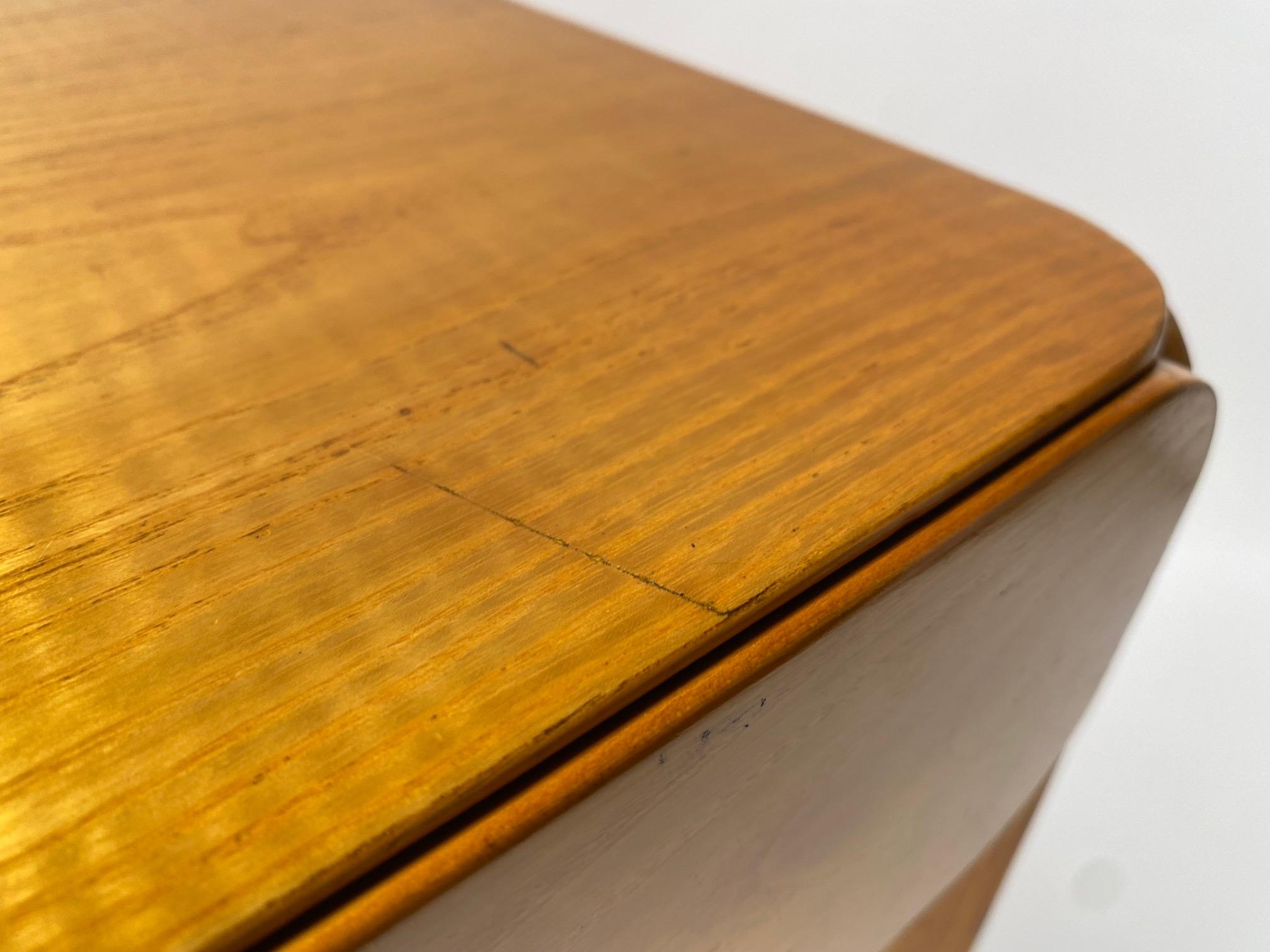 Mid-Century Desk in wood by Derk Jan De Vries, 1960s For Sale 4