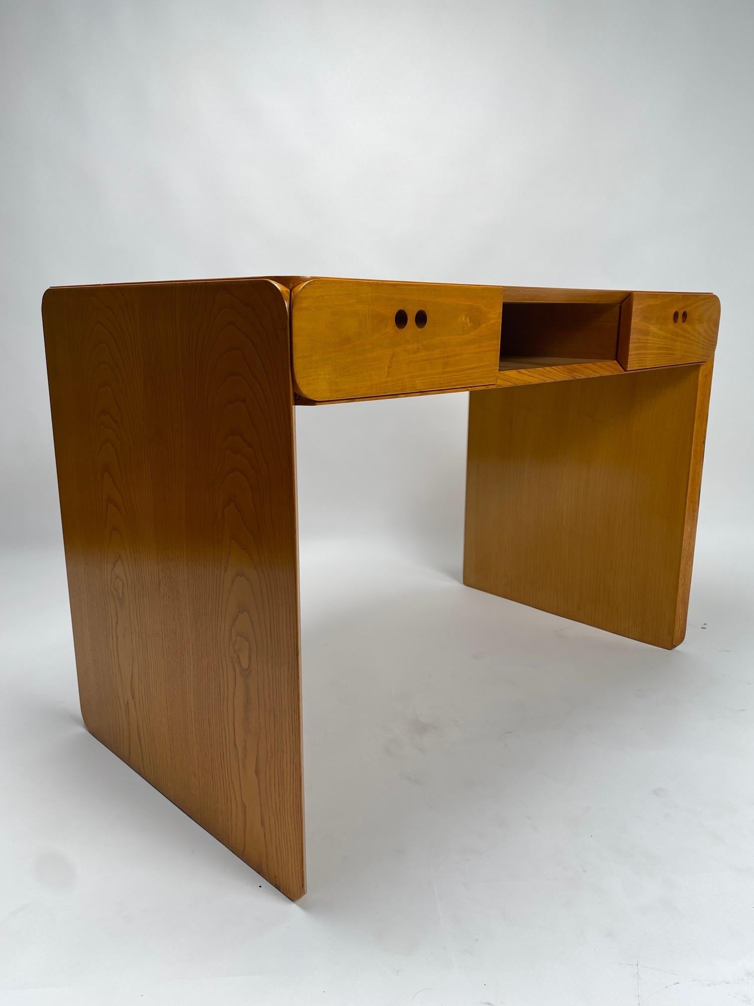 Mid-Century Desk in wood by Derk Jan De Vries, 1960s For Sale 2