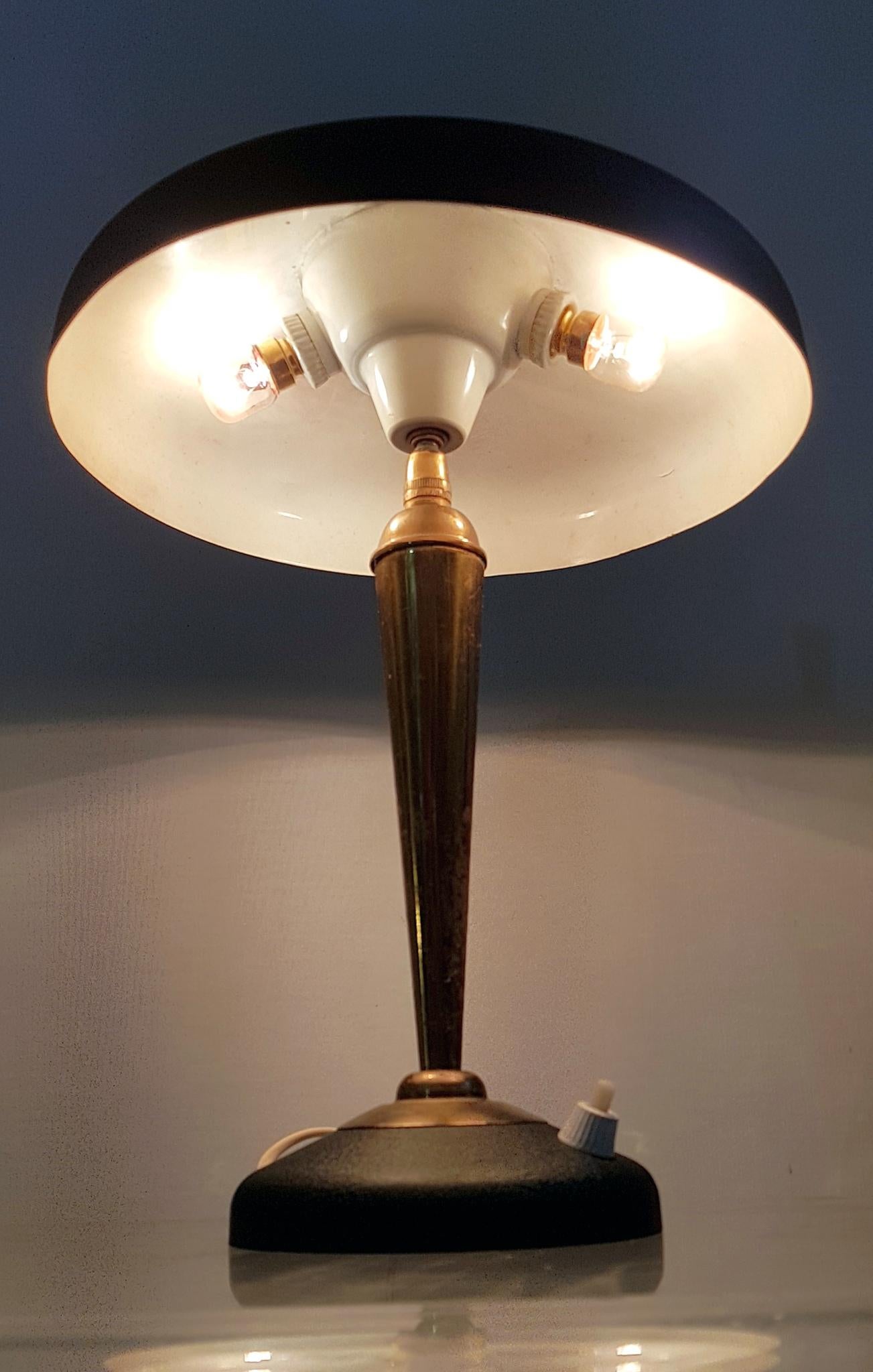 20th Century Mid Century Desk Lamp Attributed to Stilnovo