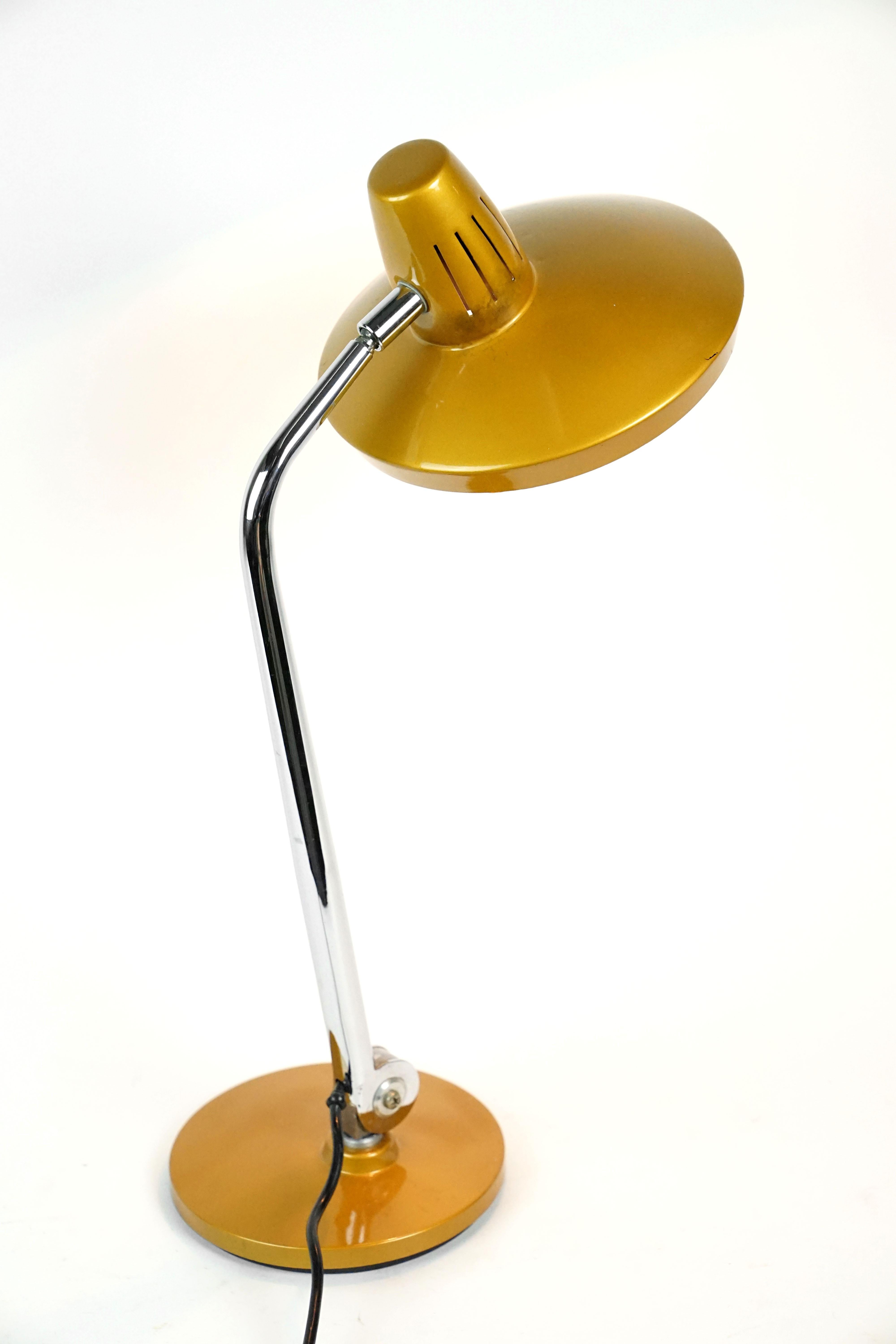 Mid-Century Modern Midcentury Desk Lamp by Fase Madrid, 1960s For Sale