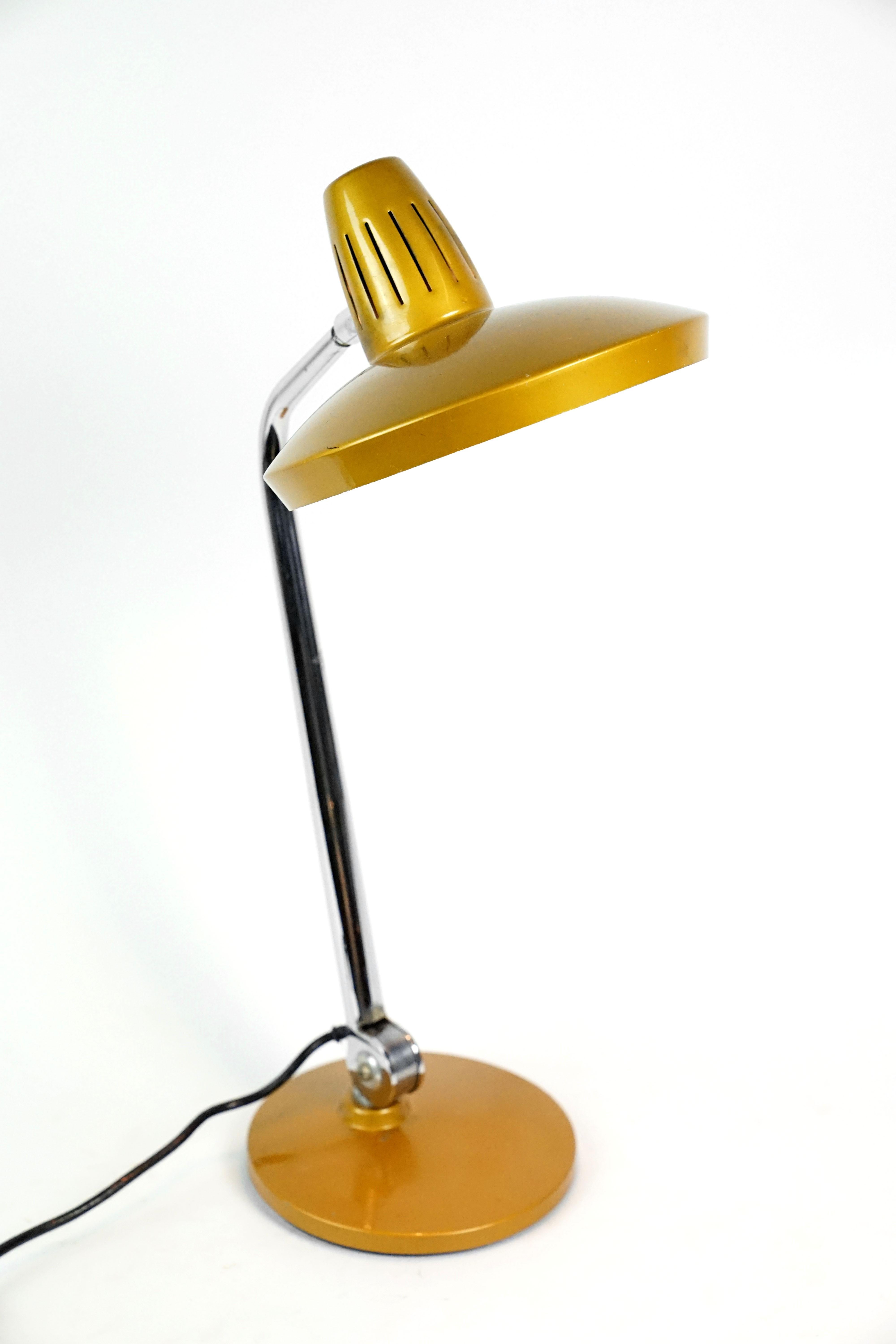 Spanish Midcentury Desk Lamp by Fase Madrid, 1960s For Sale