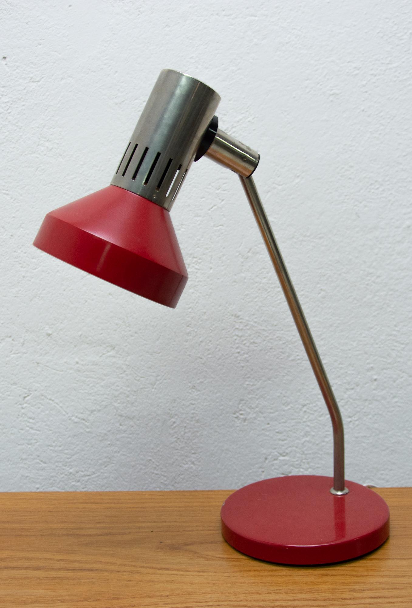 Czech Midcentury Desk Lamp by Josef Hurka for Napako, 1960s