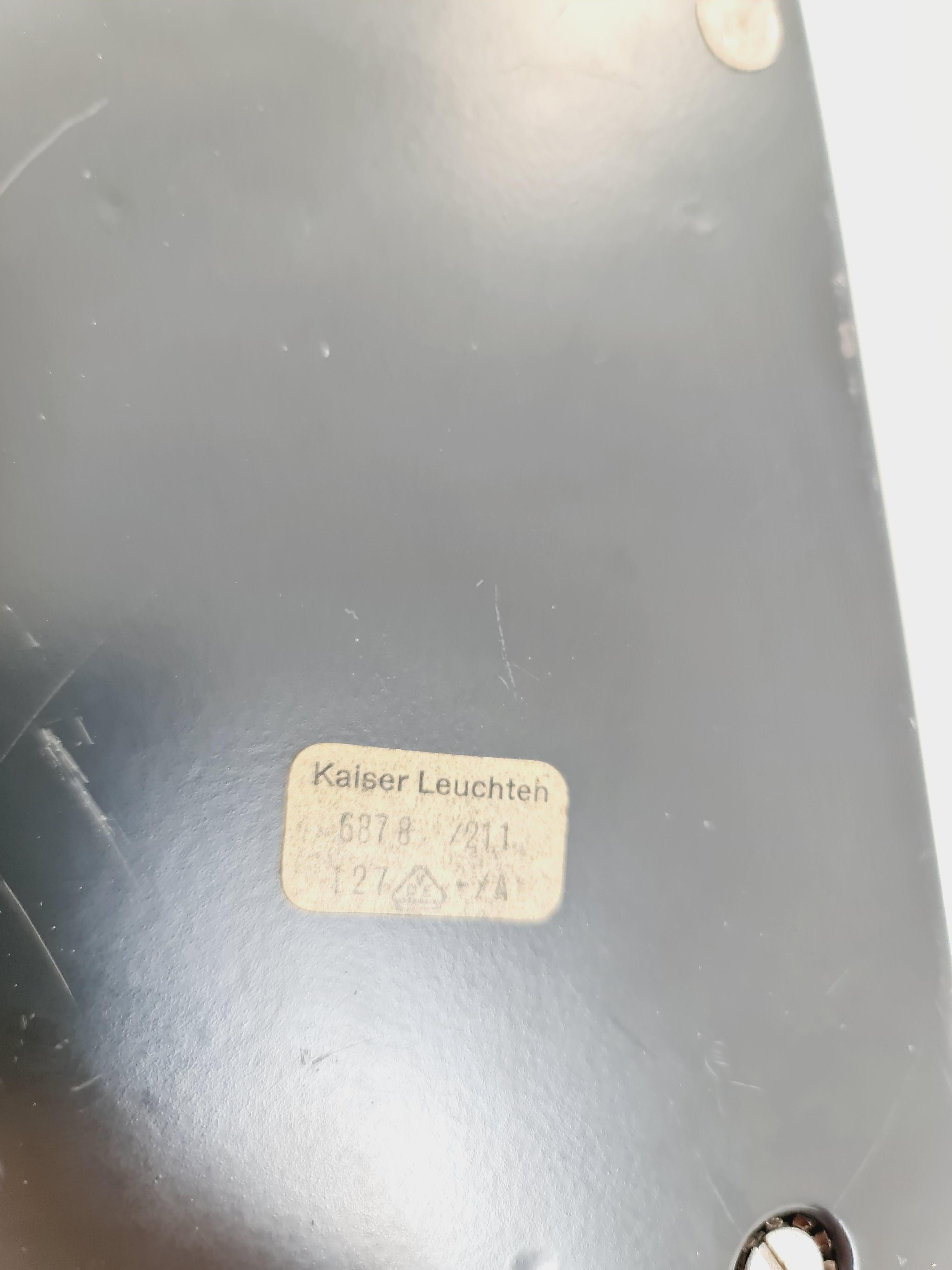Lámpara de escritorio de mediados de siglo de Klaus Hempel para Kaiser Leuchten Model 6878 , años 60 en venta 5