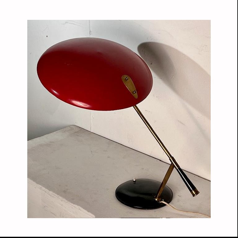 Mid century desk lamp by Louis Kalff , 1950's In Excellent Condition For Sale In Brussels , BE