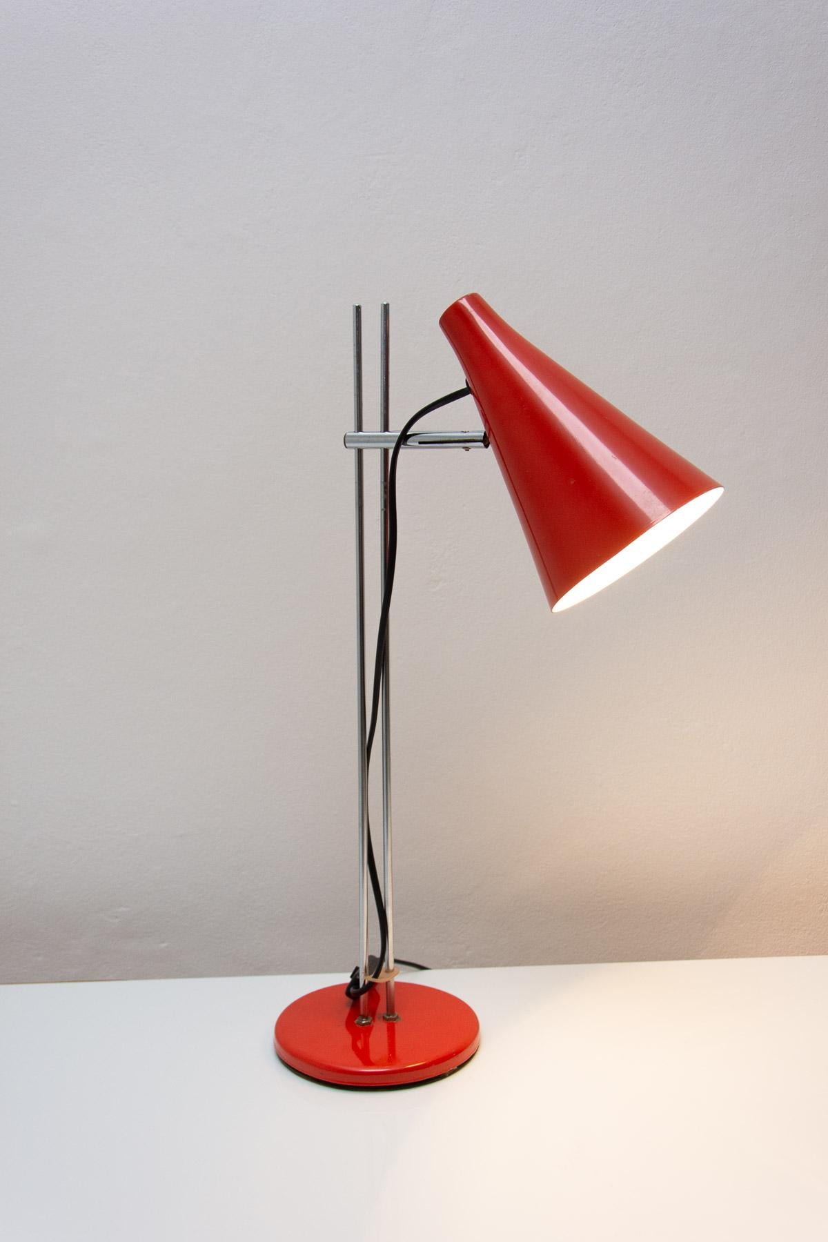 Midcentury Desk Lamp, Designed by Josef Hurka for Napako, 1960s For Sale 3
