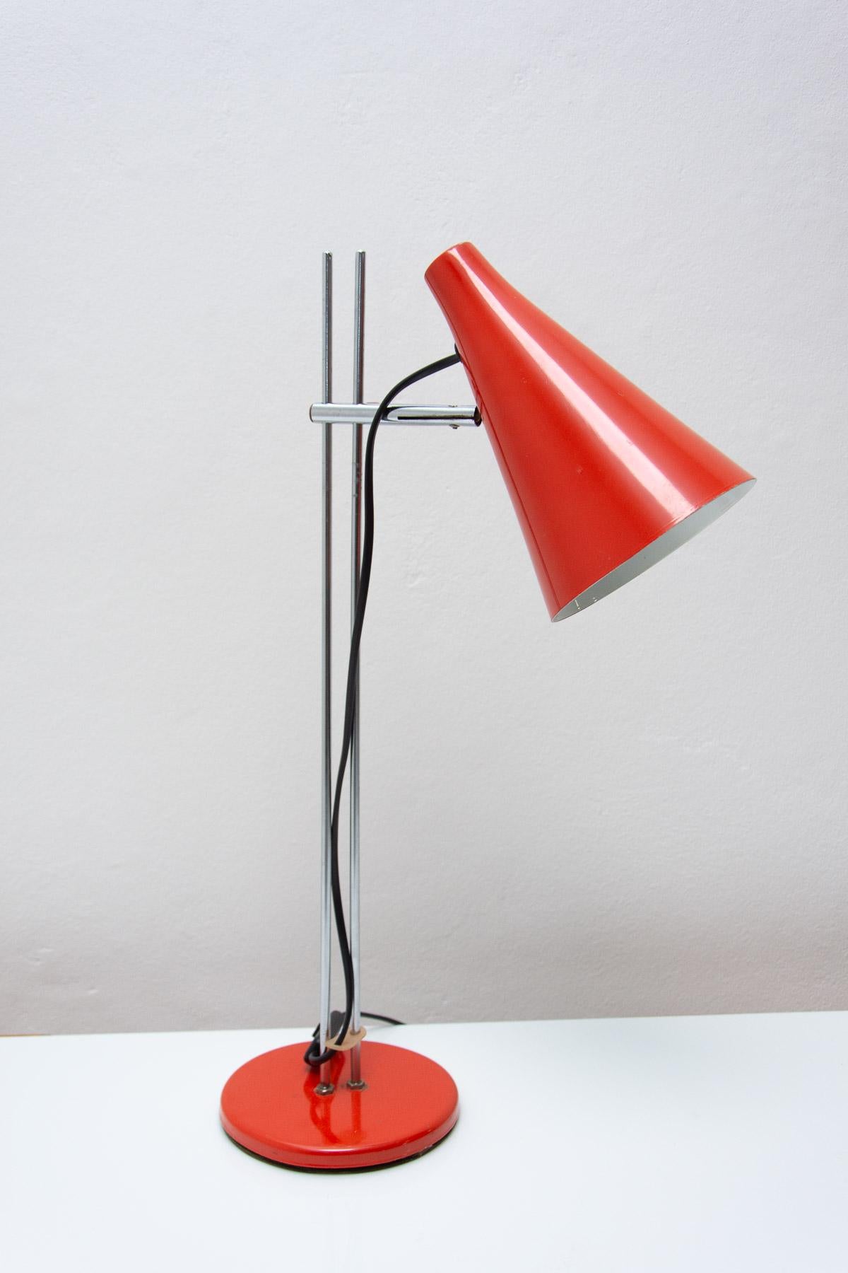Midcentury Desk Lamp, Designed by Josef Hurka for Napako, 1960s For Sale 4