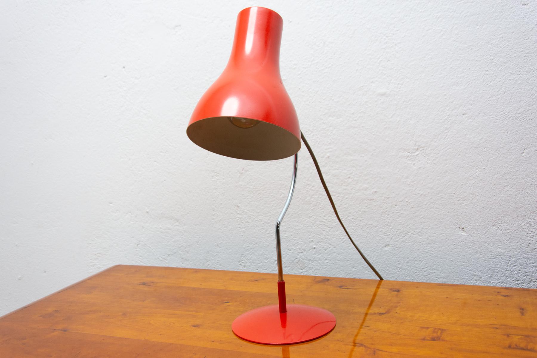  Schreibtischlampe aus der Mitte des Jahrhunderts, entworfen von Josef Hurka für Napako, 1960er Jahre im Angebot 9