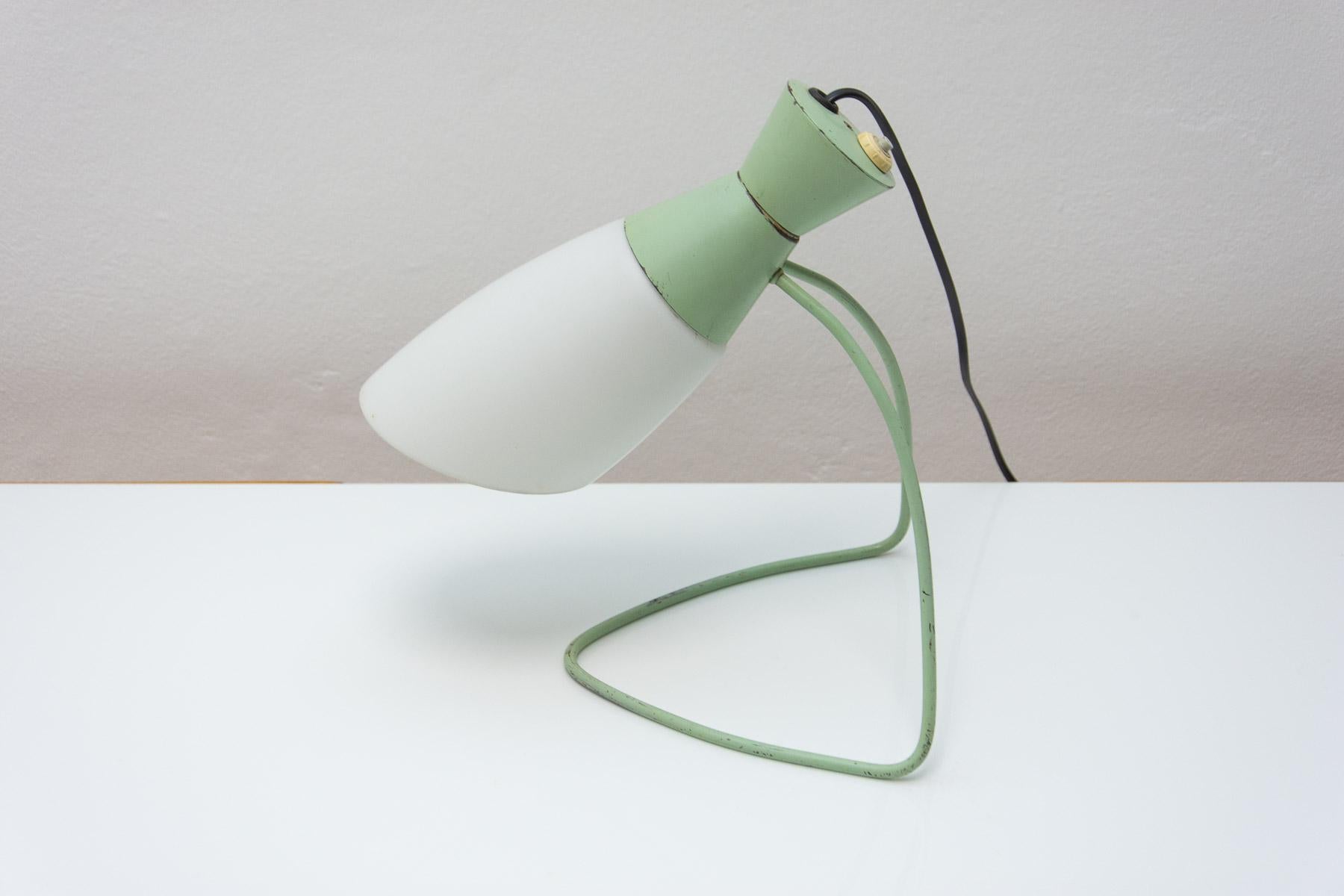 Midcentury Desk Lamp, Designed by Josef Hurka for Napako, 1960s In Good Condition In Prague 8, CZ