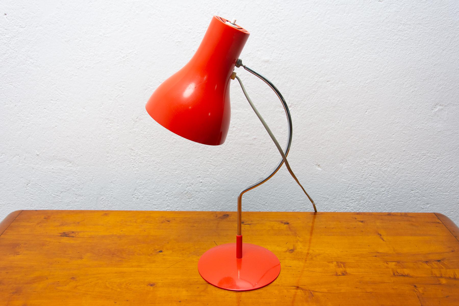 Metal Midcentury Desk Lamp, Designed by Josef Hurka for Napako, 1960s For Sale