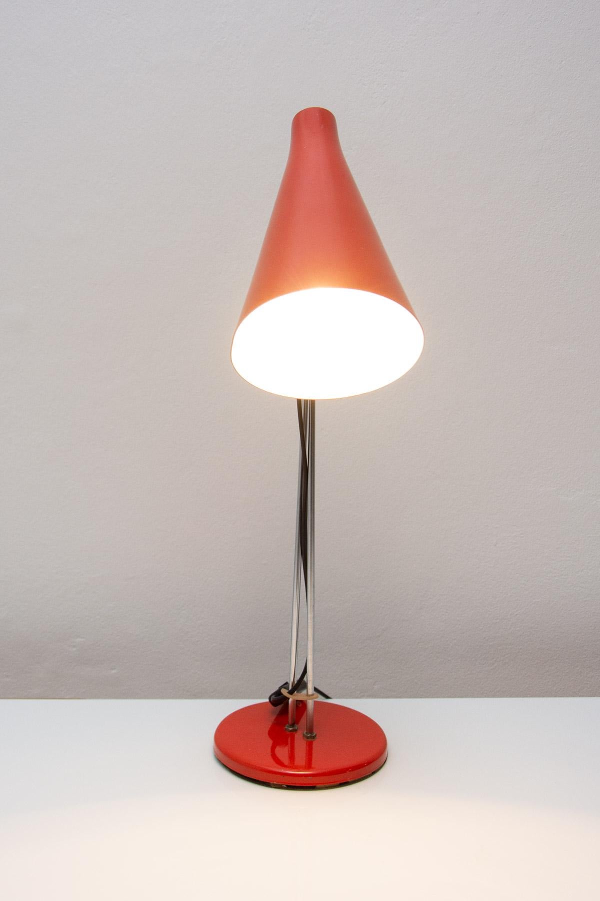 Midcentury Desk Lamp, Designed by Josef Hurka for Napako, 1960s For Sale 2