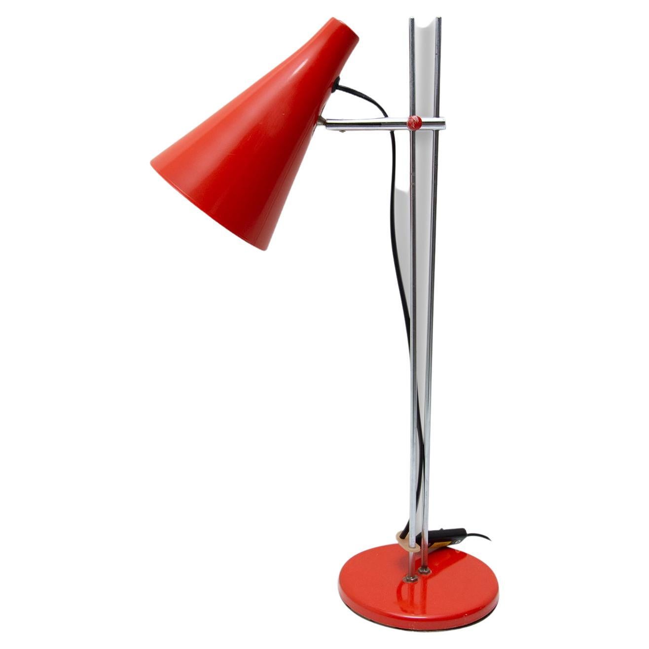 Midcentury Desk Lamp, Designed by Josef Hurka for Napako, 1960s For Sale