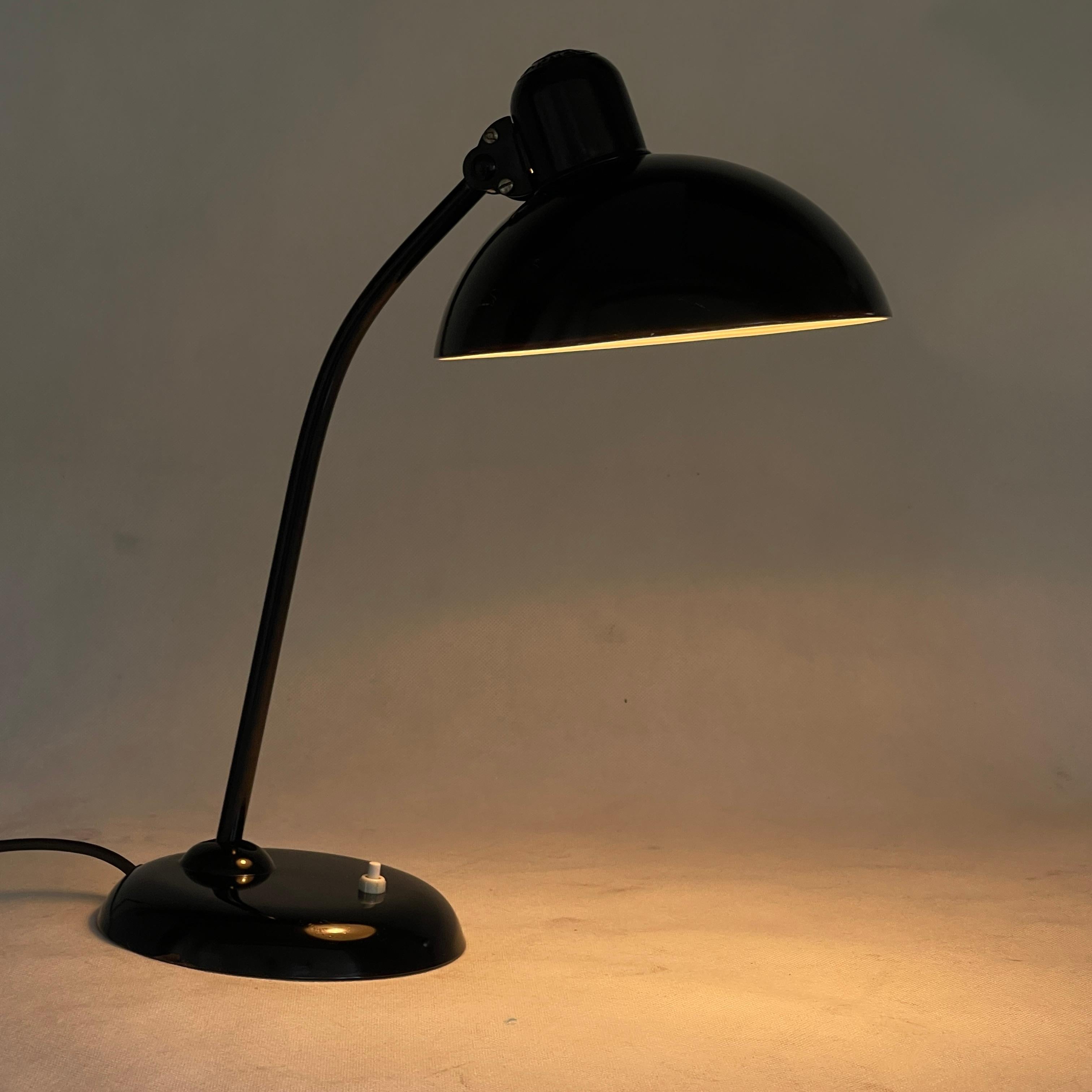 Lacquered Mid Century Desk Lamp from  Kaiser Idell, Modell 6556, 1930s