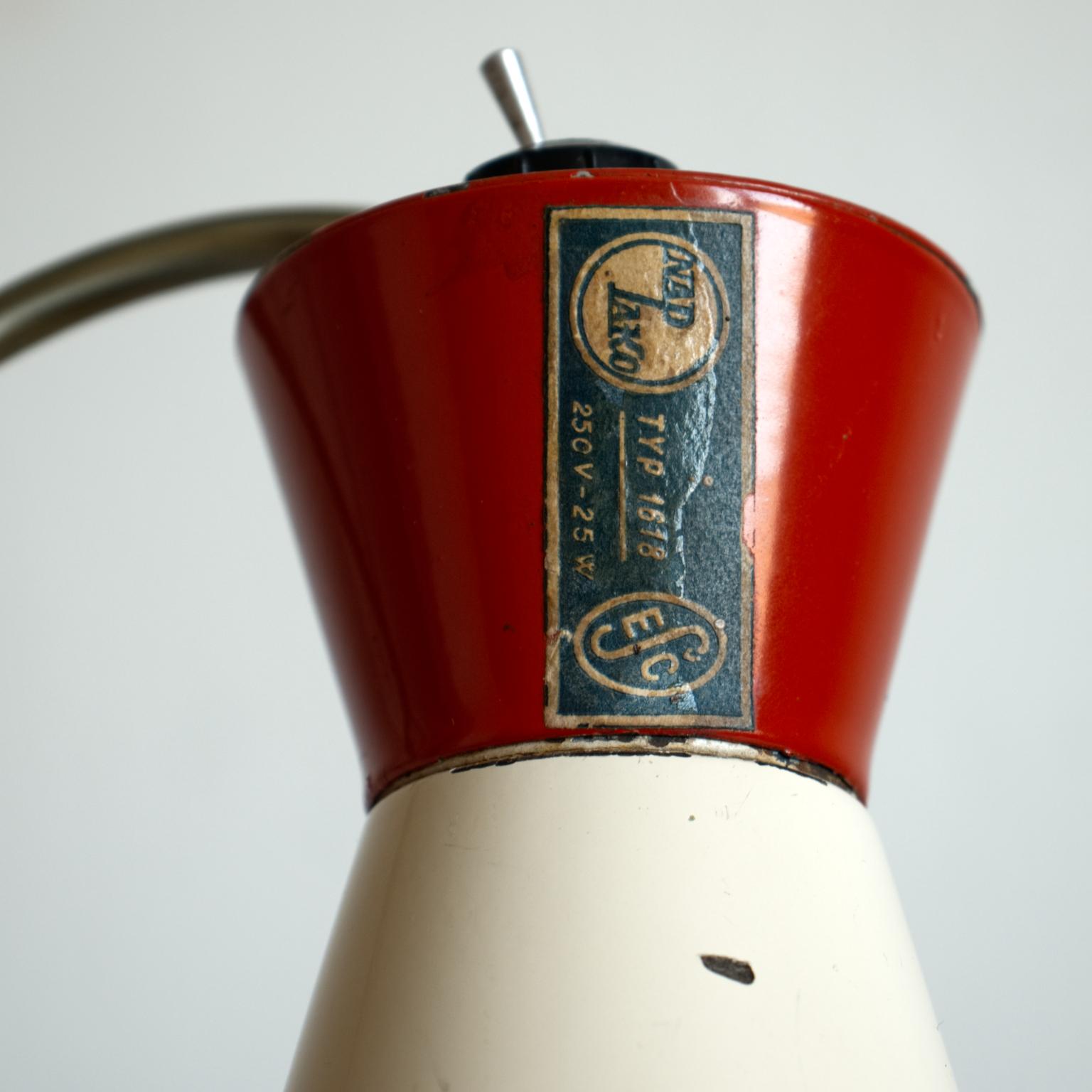 Mid Century Desk Lamp Model 1618 by Josef Hurka for Napako Czechoslovakia 1950s 6