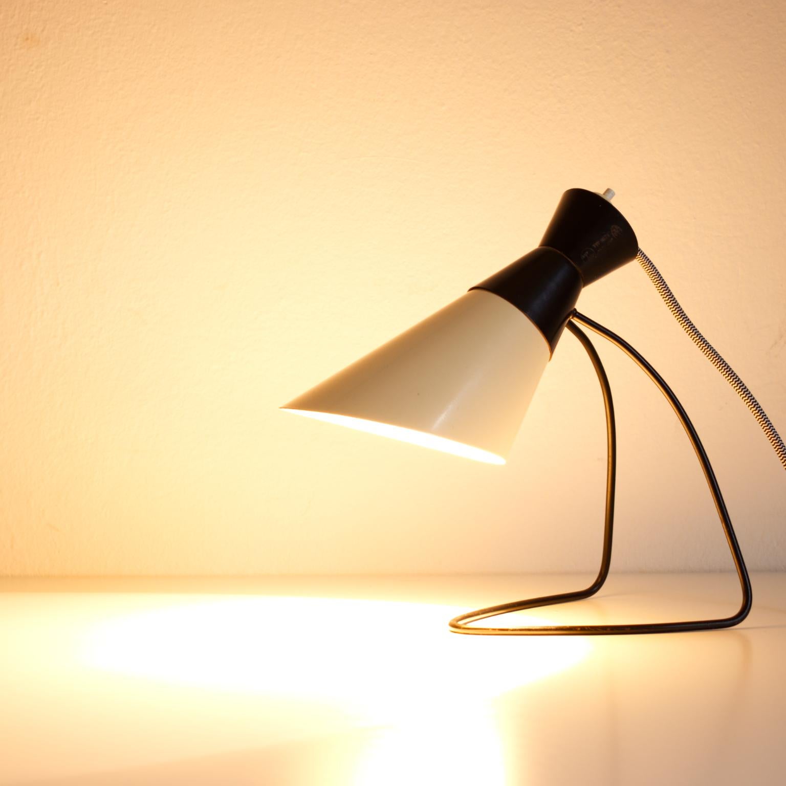 Lampe de bureau du milieu du siècle dernier, modèle 1621 de Josef Hurka pour Napako, Tchécoslovaquie, années 1950 en vente 1