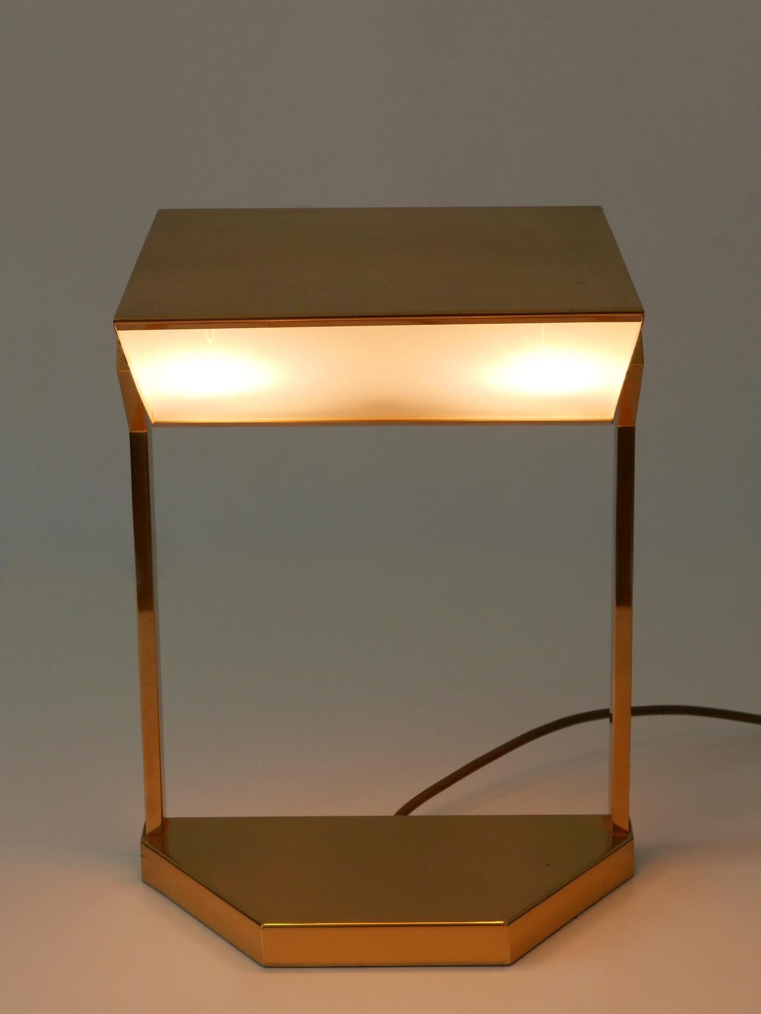 Mid Century Desk Light or Table Lamp by Vereinigte Werkstätten Germany 1960s For Sale 6