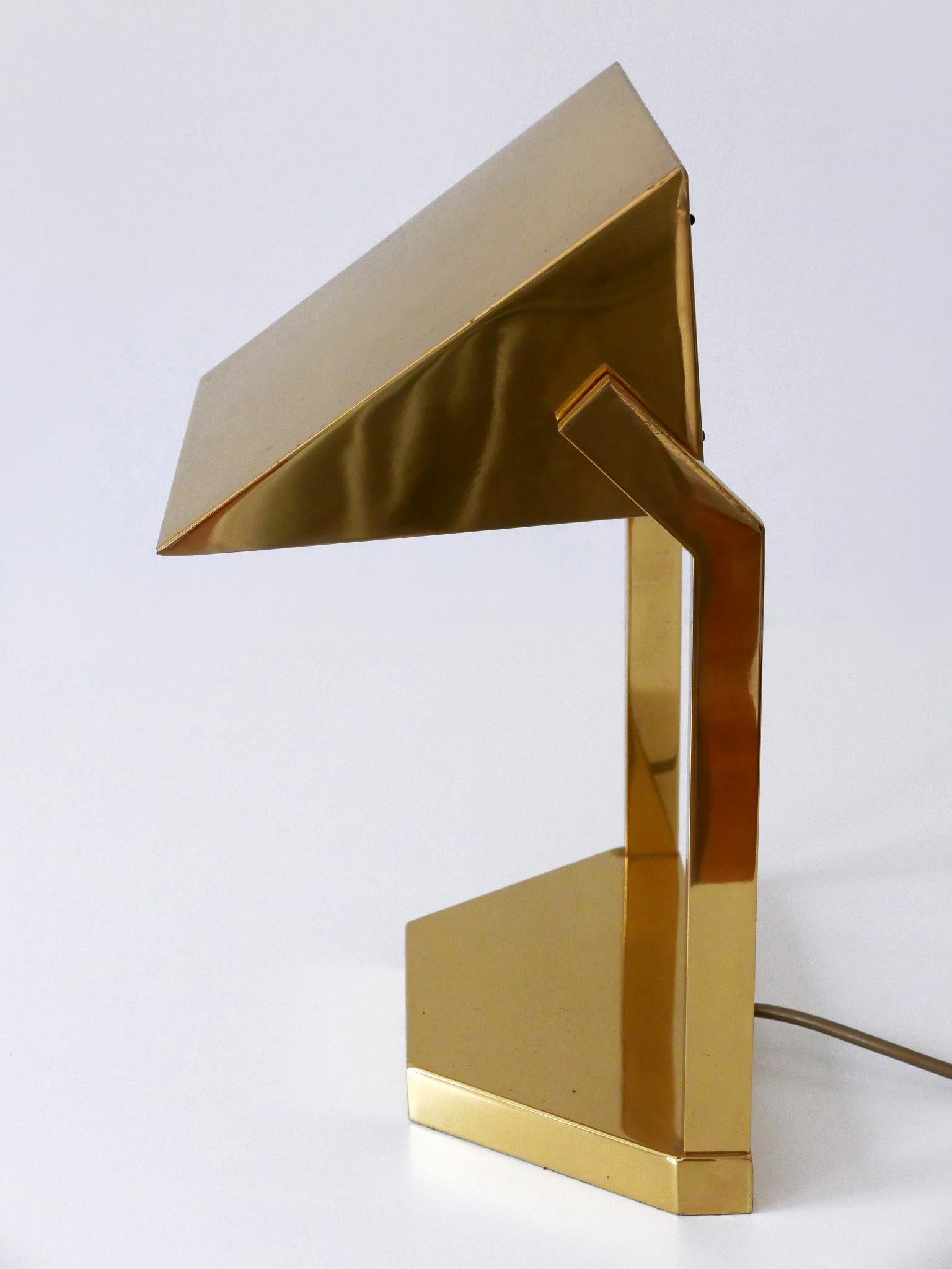 Mid Century Desk Light or Table Lamp by Vereinigte Werkstätten Germany 1960s For Sale 9