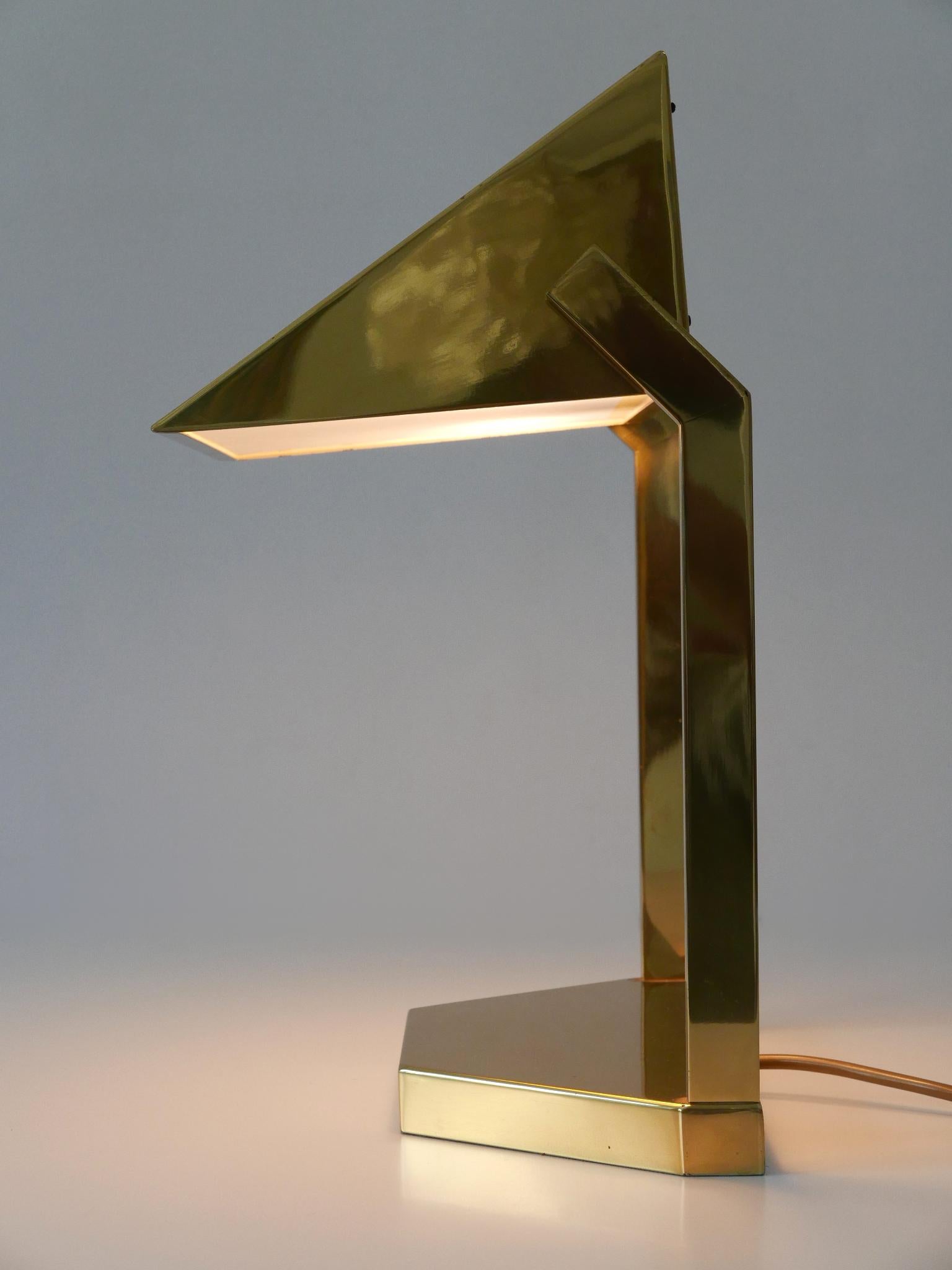 Mid Century Desk Light or Table Lamp by Vereinigte Werkstätten Germany 1960s For Sale 12
