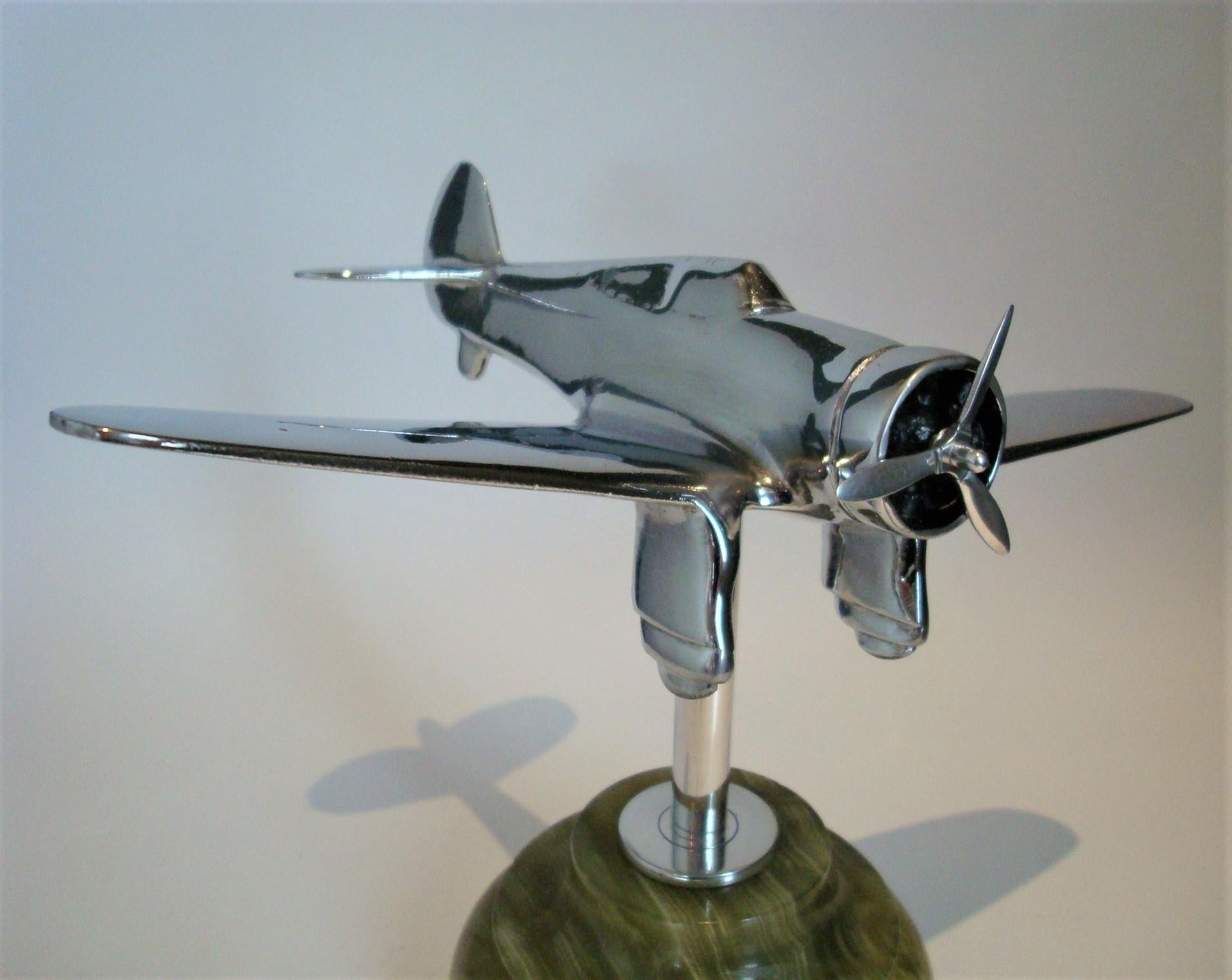 20th Century Mid-Century Desk Model Airplane, USA, 1940's For Sale