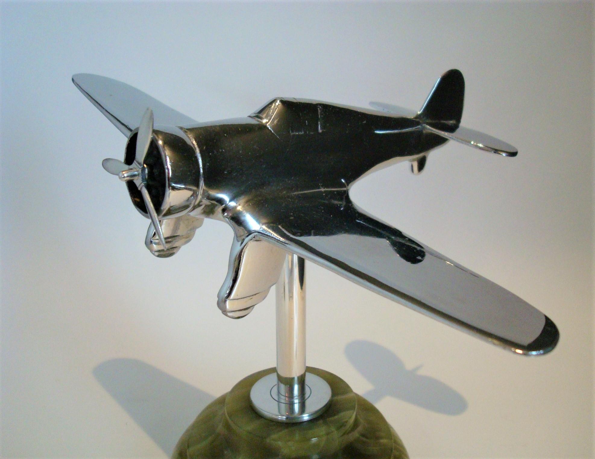 American Mid-Century Desk Model Airplane, USA, 1940's For Sale