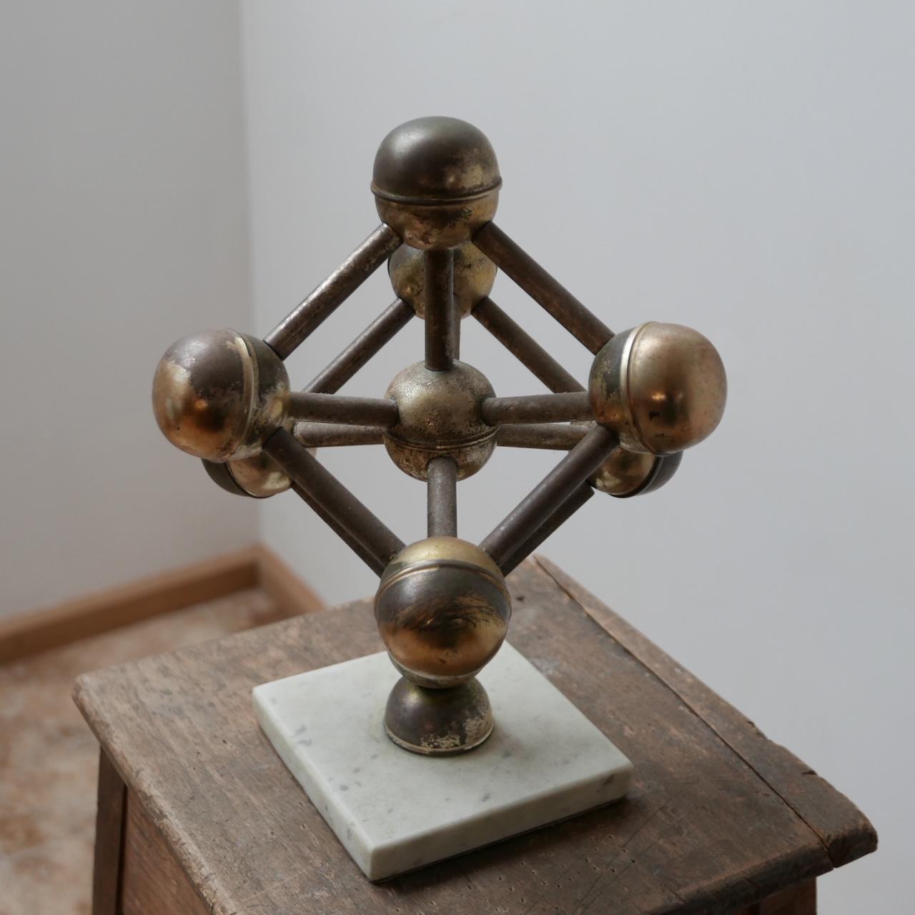 Belgian Midcentury Desk Model of the 'Atomium' Building