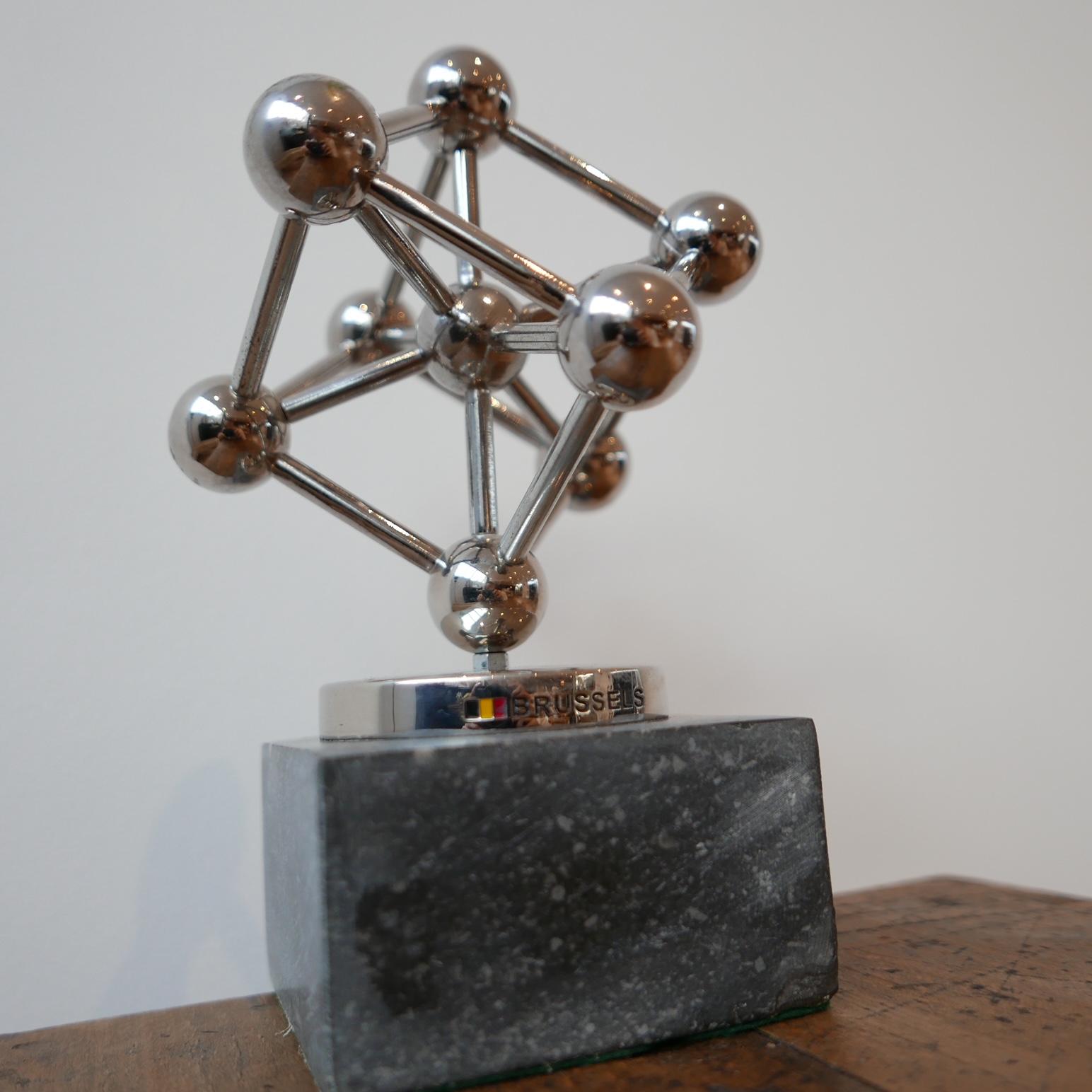 Metal Mid-Century Desk Model of the 'Atomium' Building For Sale