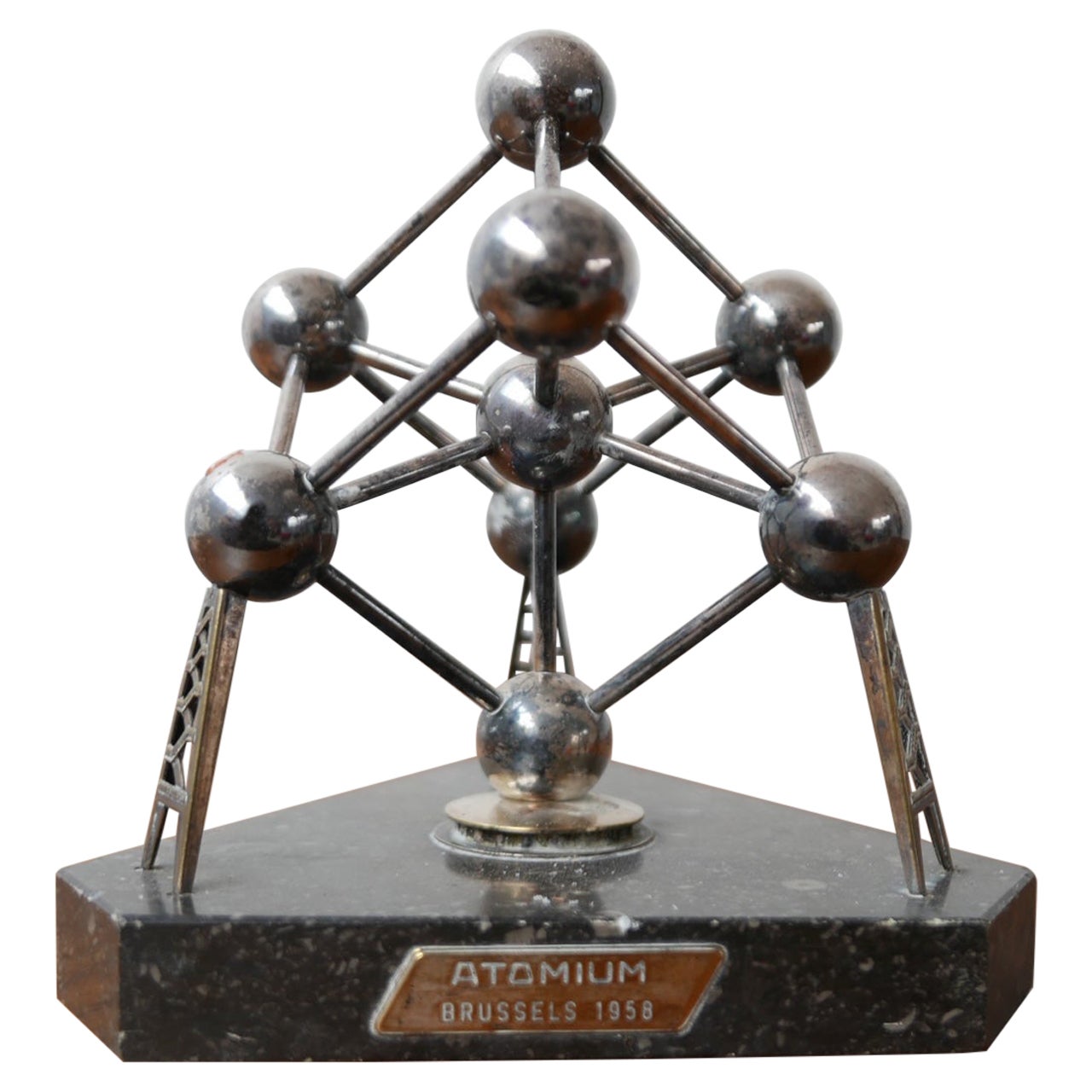 Mid-Century Desk Model of the 'Atomium' Building