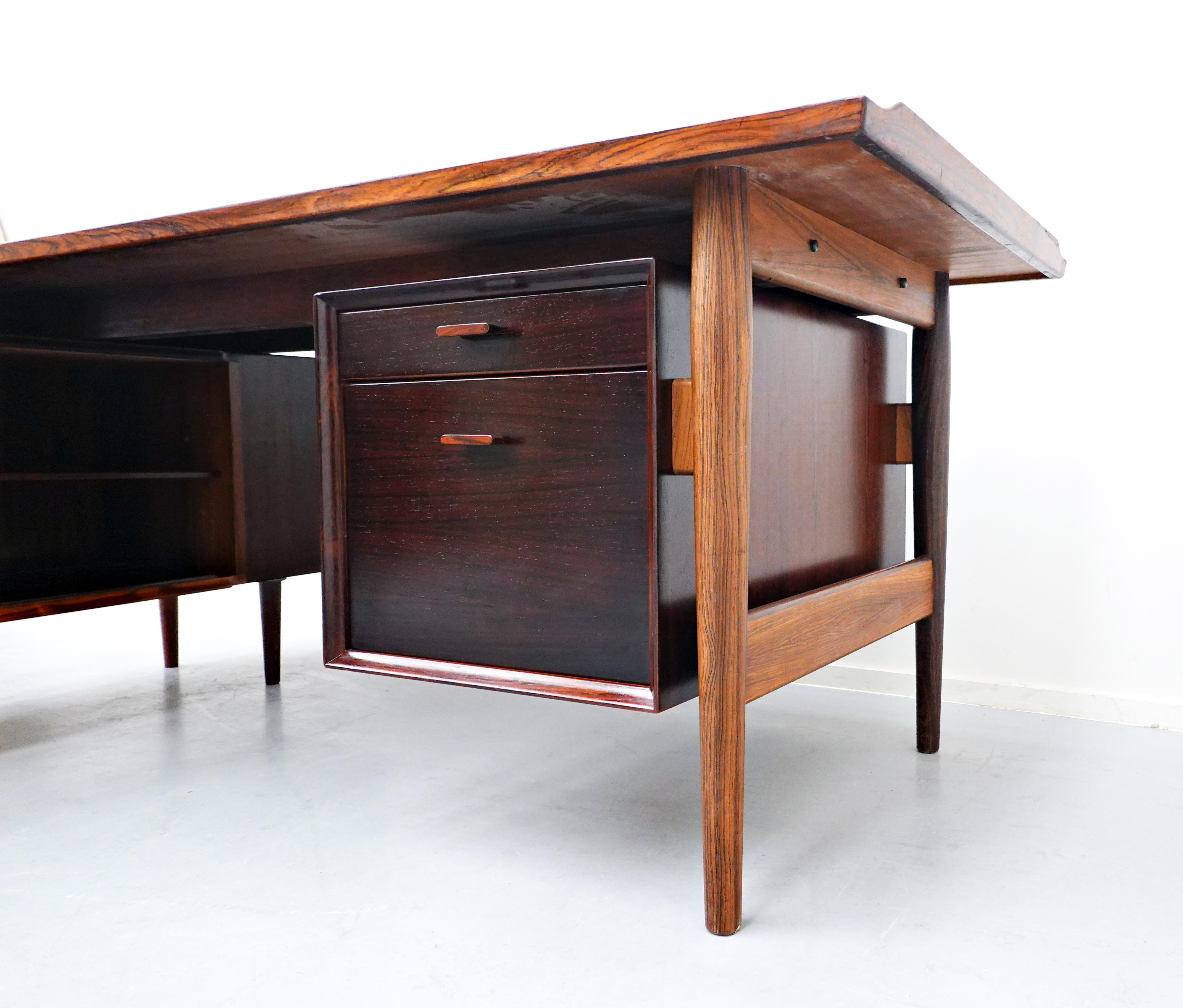 Wood Mid Century Desk / Sideboard by Arne Vodder, Denmark, 1960s