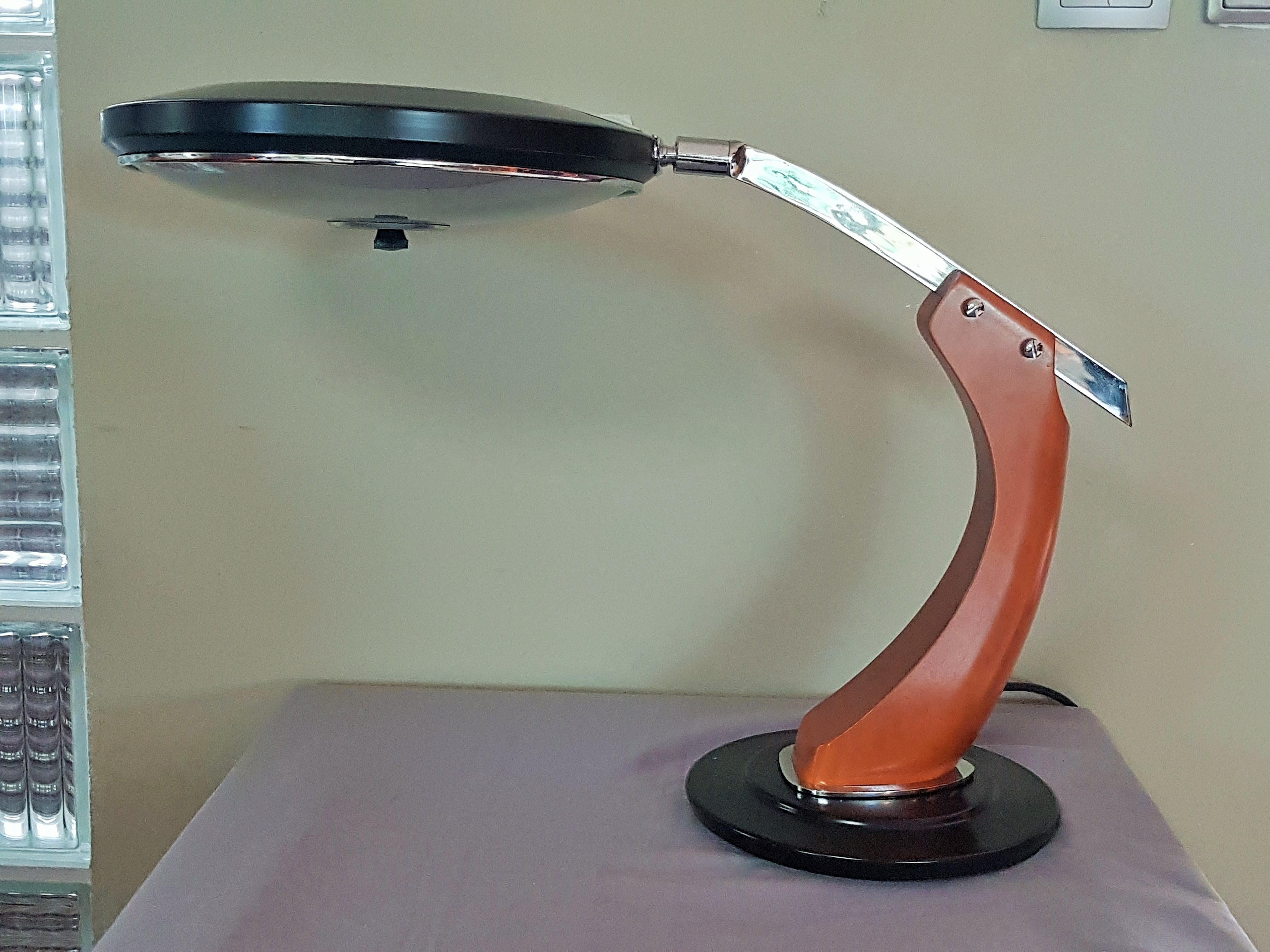 Midcentury Desk Table Lamp by Fase, Spain, 1960s 11