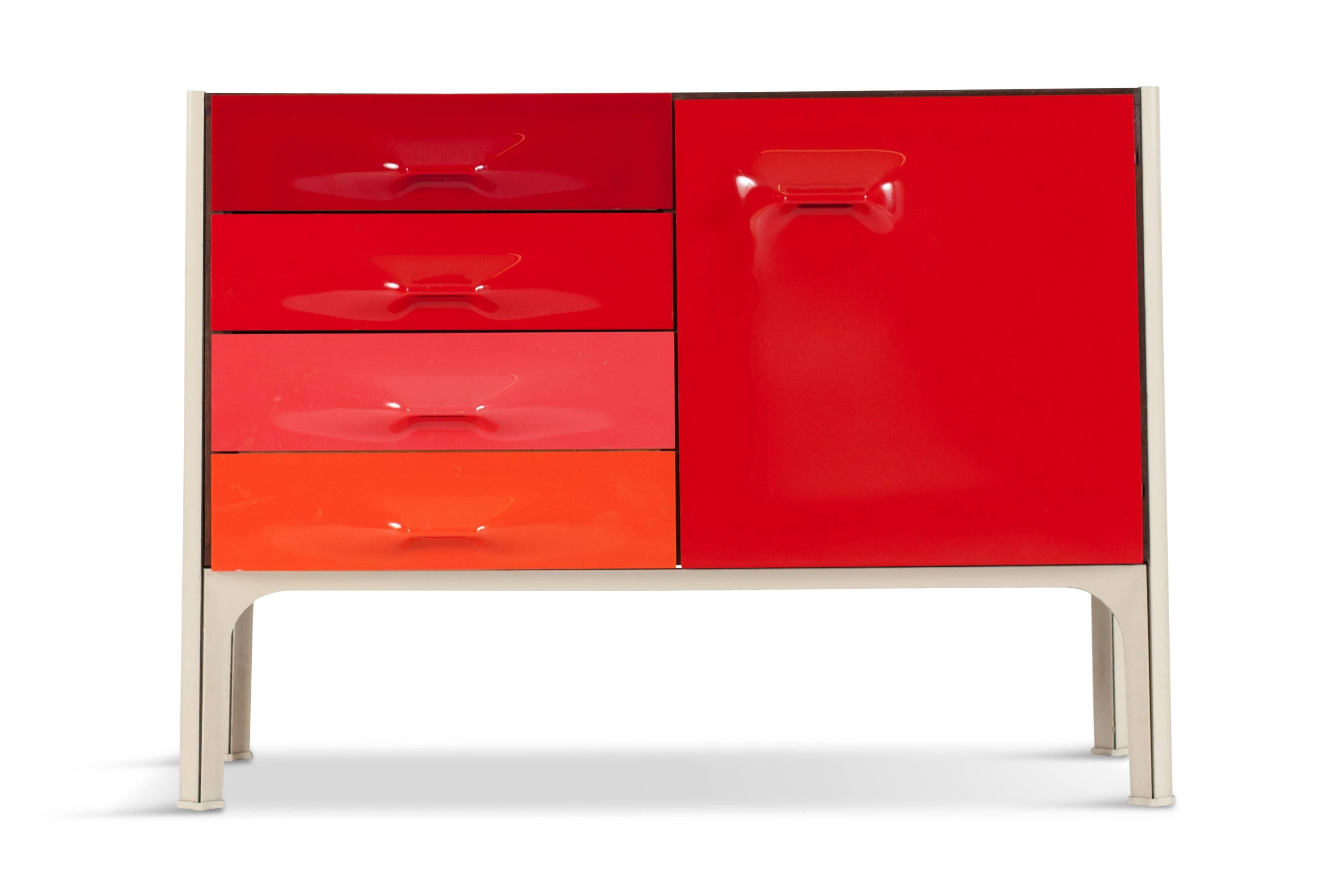 Mid-Century Modern Midcentury DF-2000 Cabinet by Raymond Loewy for Doubinsky Frères, 1970s